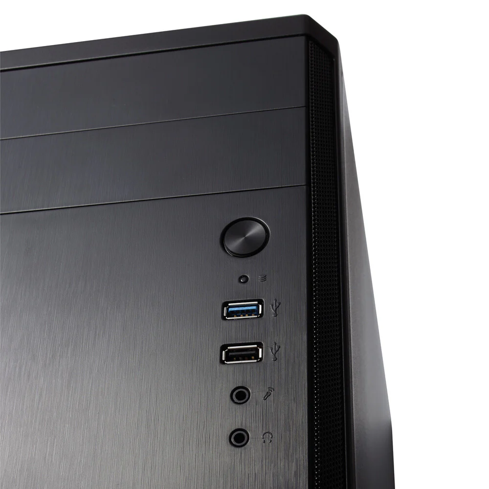Fractal Design Core 1100 - MicroATX Mini Tower Case in Black - Image 4