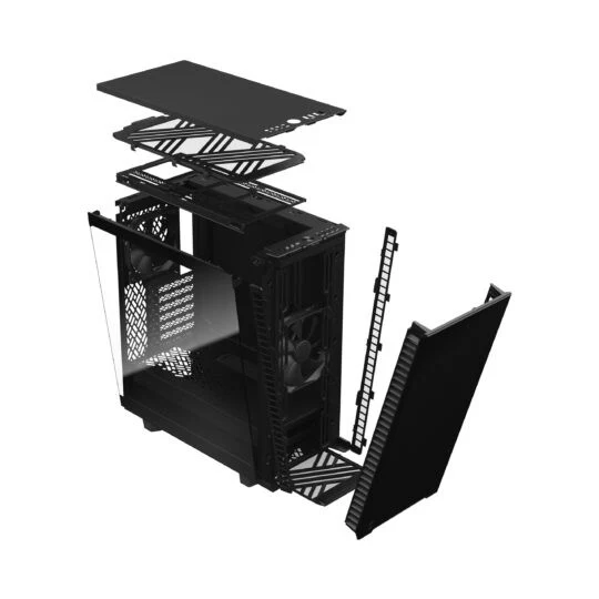 Fractal Design Define 7 Compact - ATX Mid Tower Case in Black - Image 16