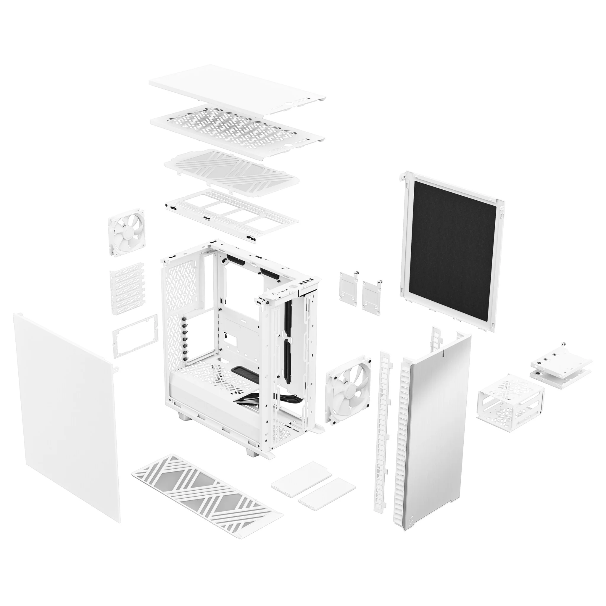 Fractal Design Define 7 Compact - ATX Mid Tower Case in White - Image 17