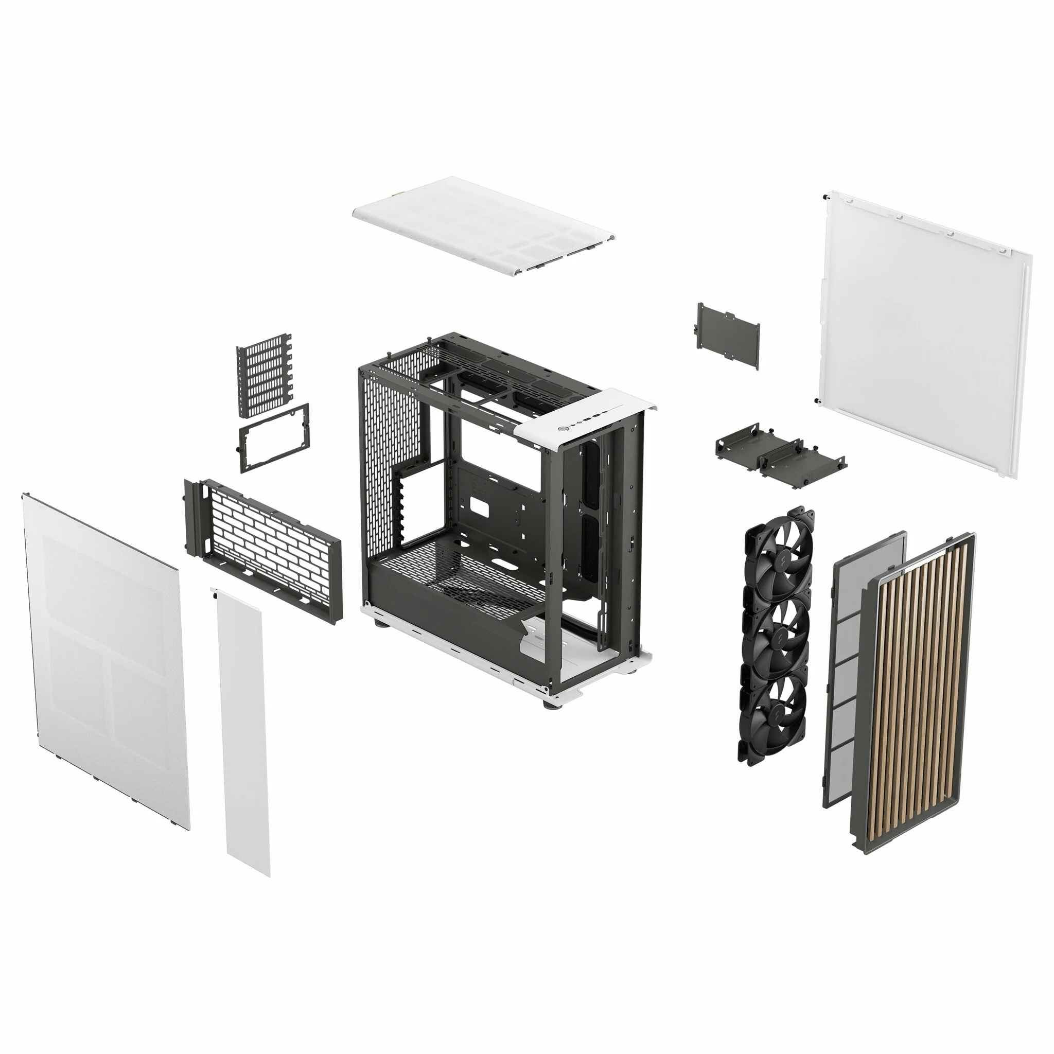 Fractal Design North XL - ATX Full Tower Case in White - Image 17
