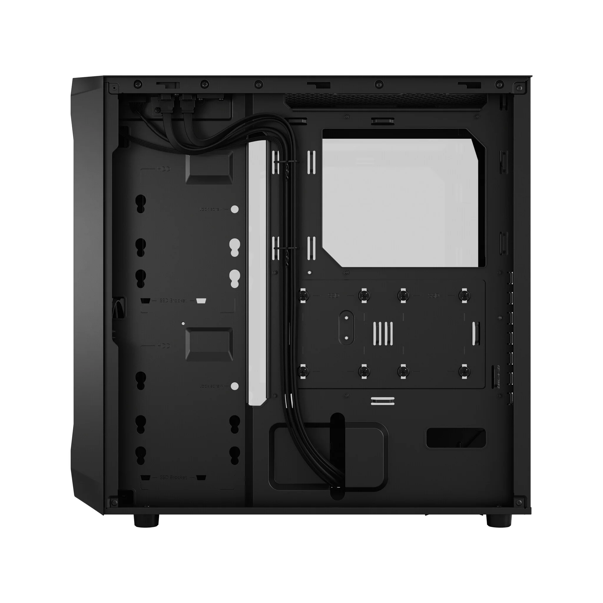 Fractal Design Focus 2 -  ATX Mid Tower Case in Black / Clear - Image 6