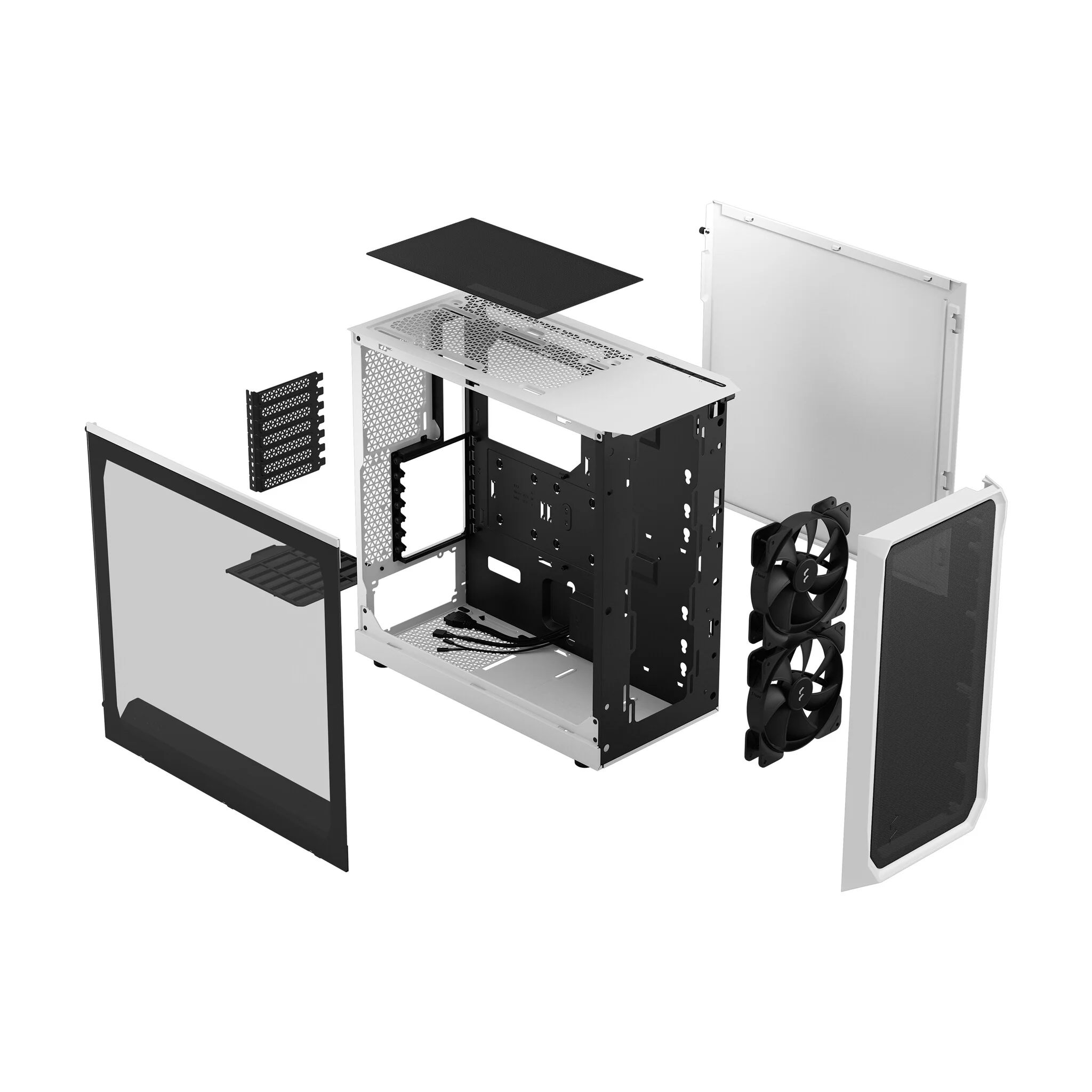 Fractal Design Focus 2 - ATX Mid Tower Case in White - Image 12