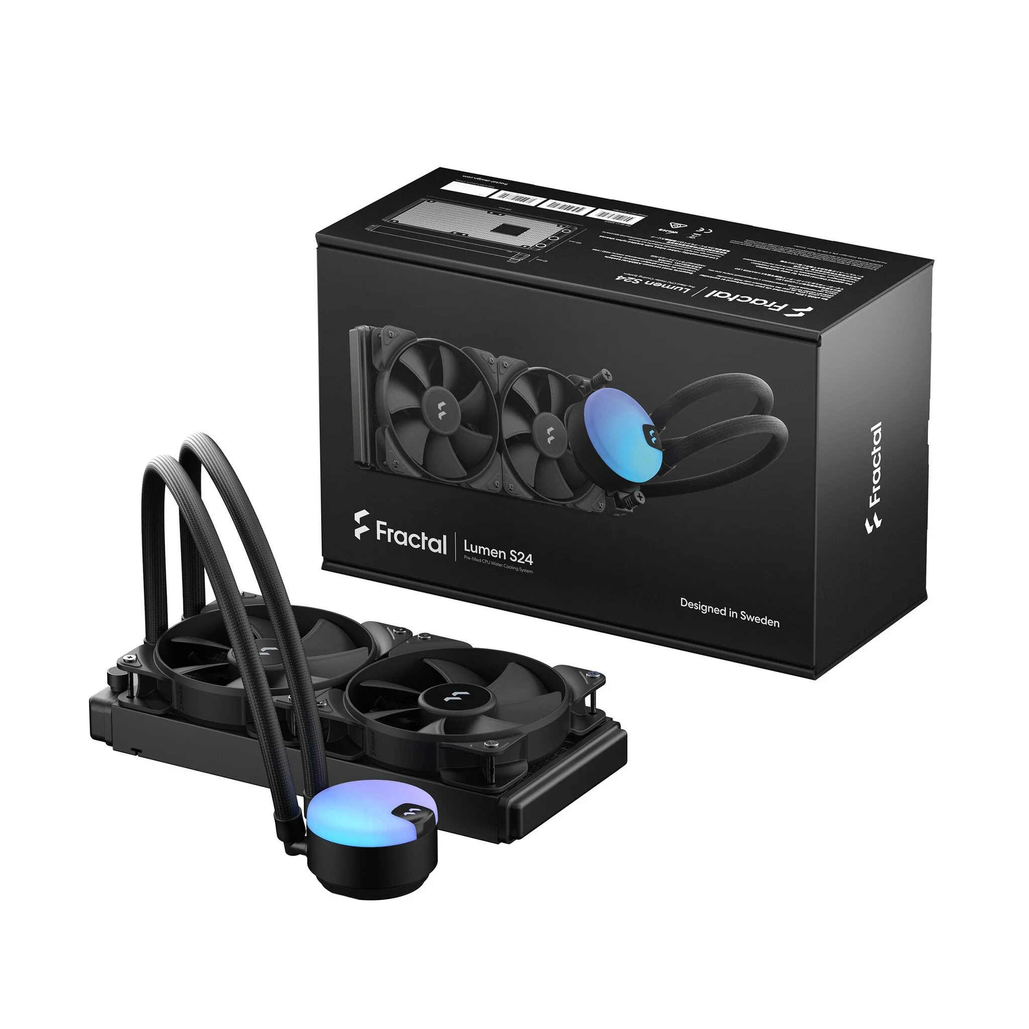 Fractal Design Lumen S24 v2 - All-in-one Liquid Processor Cooler in Black - 240mm - Image 7