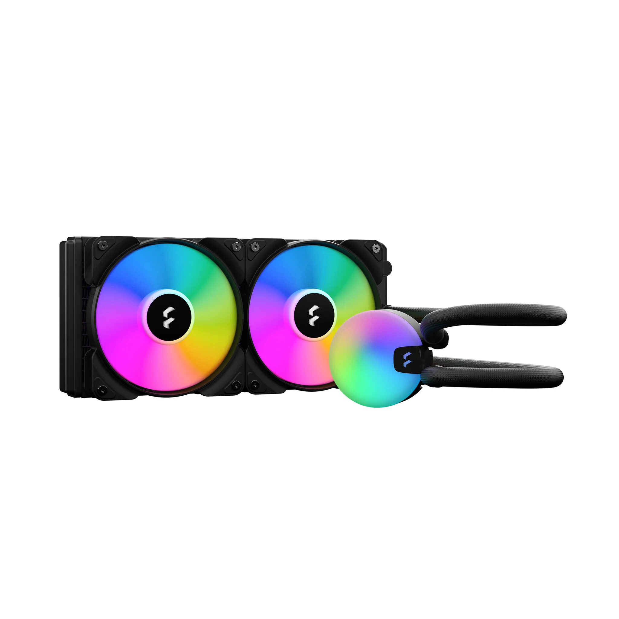 Fractal Design Lumen S24 V2 RGB - All-in-one Liquid Processor Cooler in Black - 240mm - Image 2