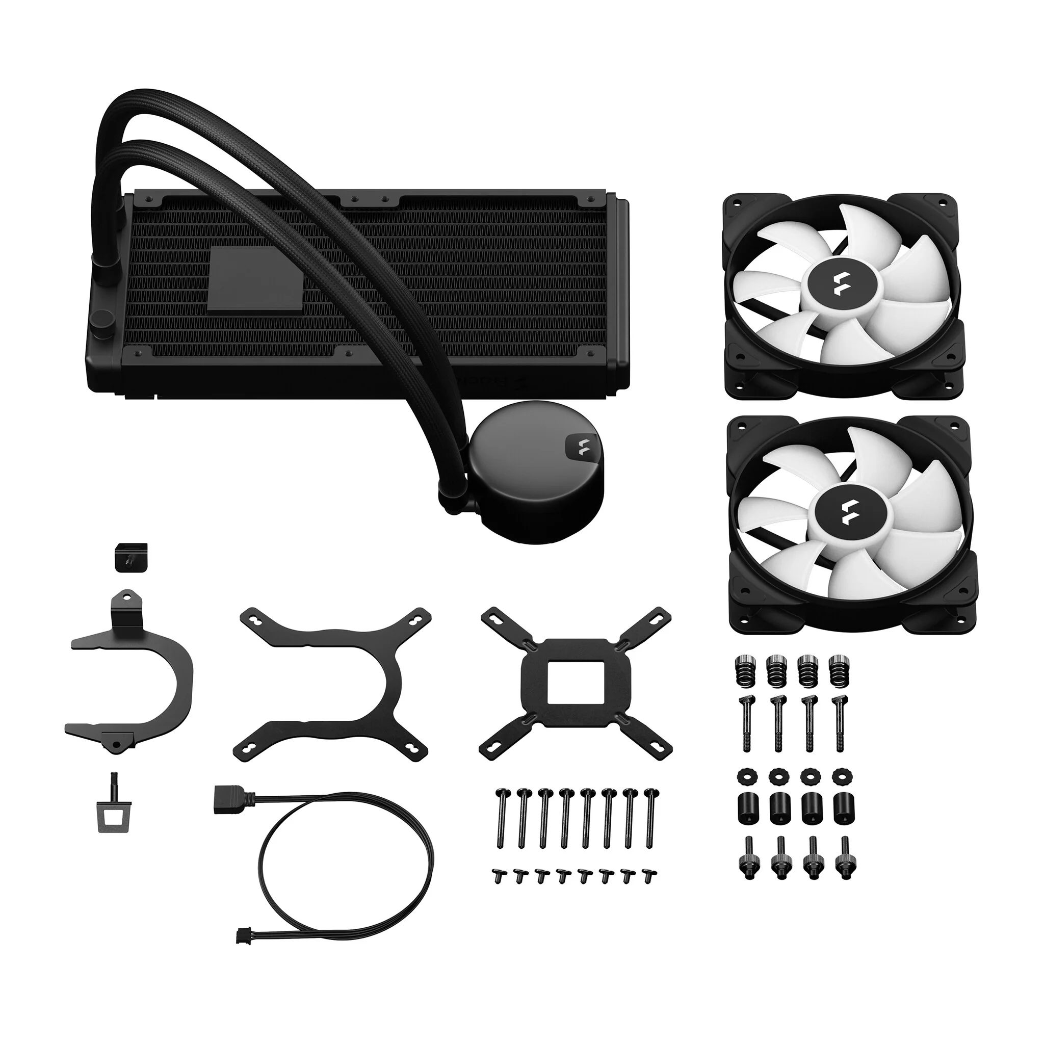 Fractal Design Lumen S24 V2 RGB - All-in-one Liquid Processor Cooler in Black - 240mm - Image 6