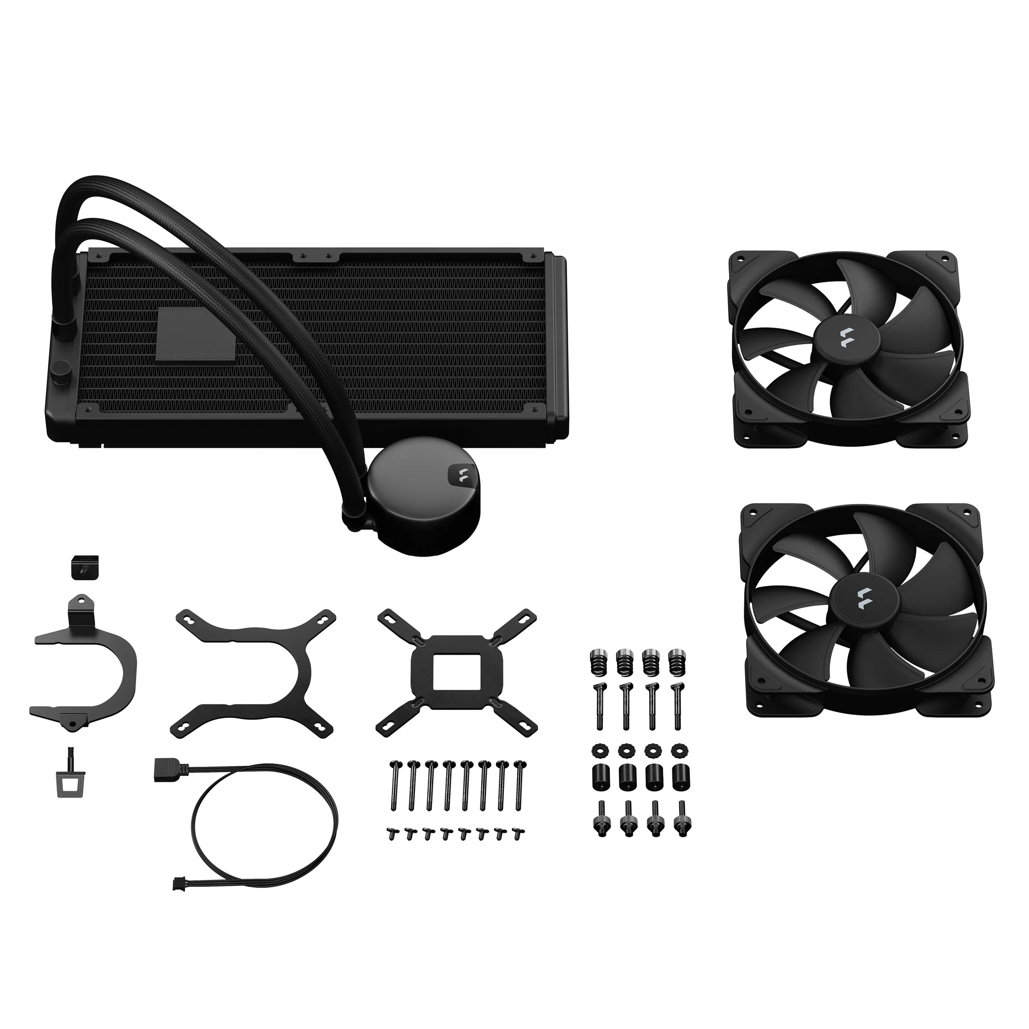 Fractal Design Lumen S28 V2 - All-in-one Liquid Processor Cooler in Black - 280mm - Image 6