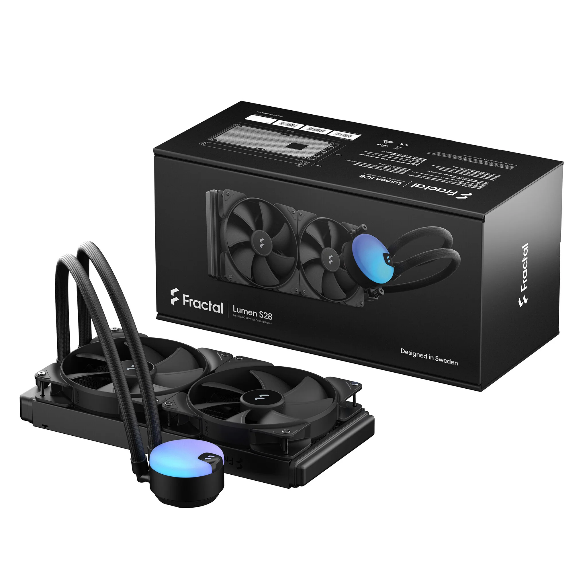 Fractal Design Lumen S28 V2 - All-in-one Liquid Processor Cooler in Black - 280mm - Image 7