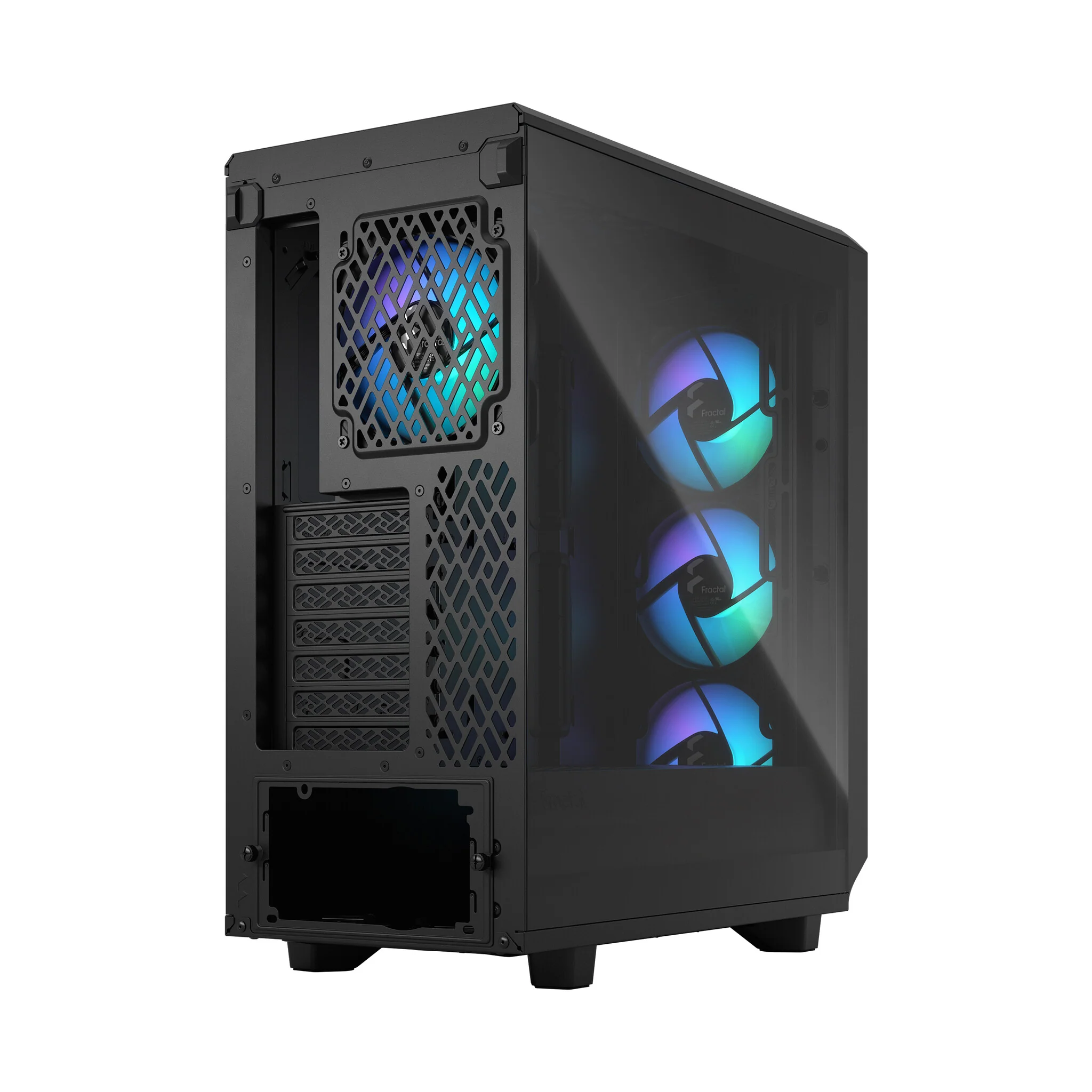 Fractal Design Meshify 2 Compact Lite RGB - ATX Mid Tower Case in Black - Image 11