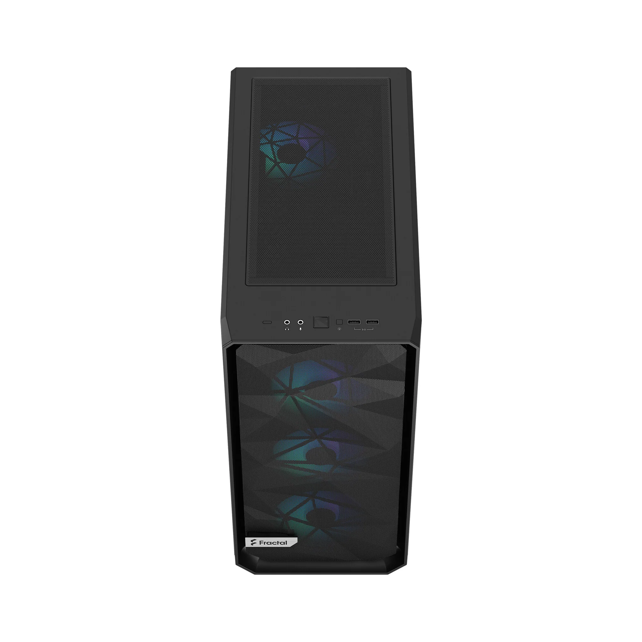 Fractal Design Meshify 2 Compact Lite RGB - ATX Mid Tower Case in Black - Image 3