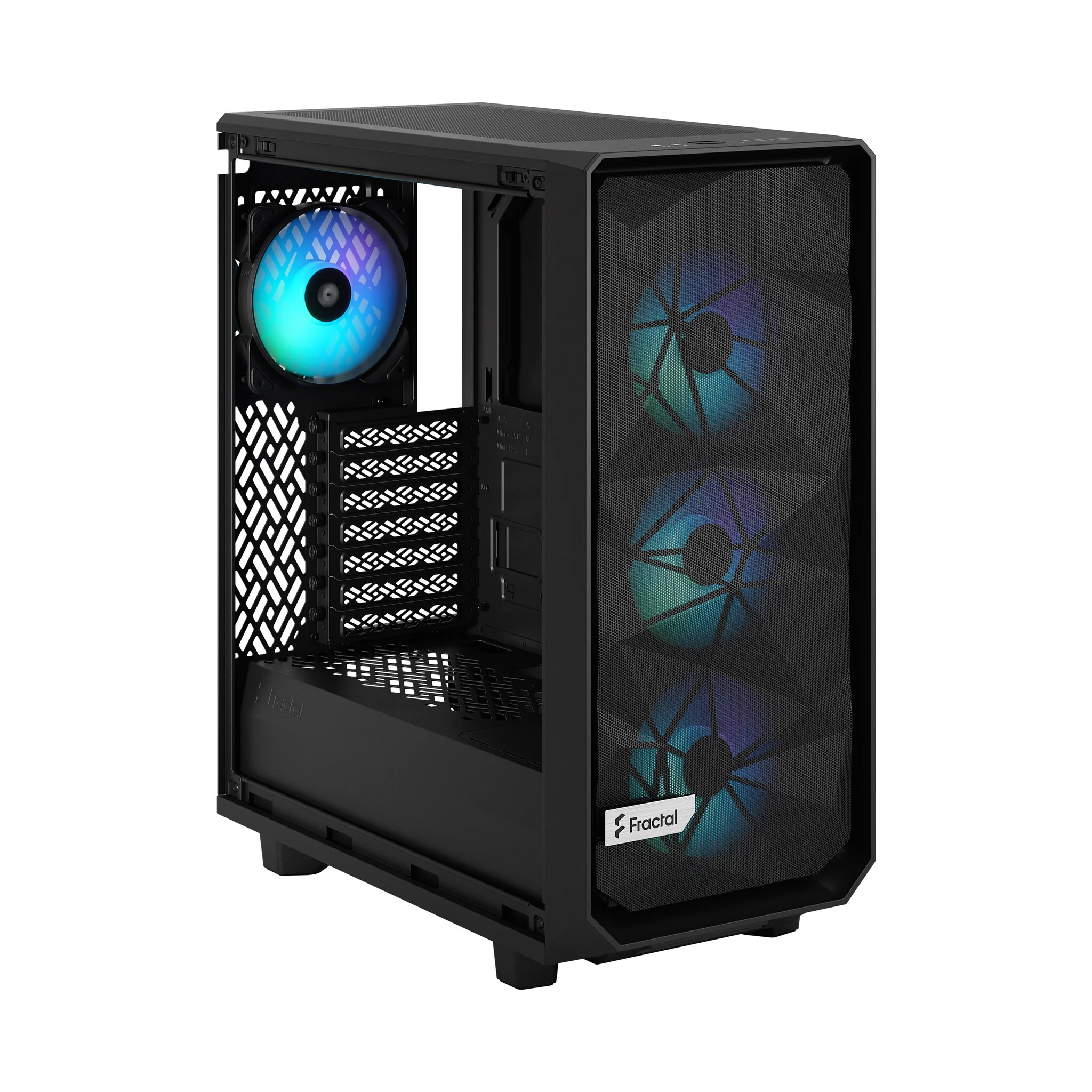 Fractal Design Meshify 2 Compact Lite RGB - ATX Mid Tower Case in Black - Image 8