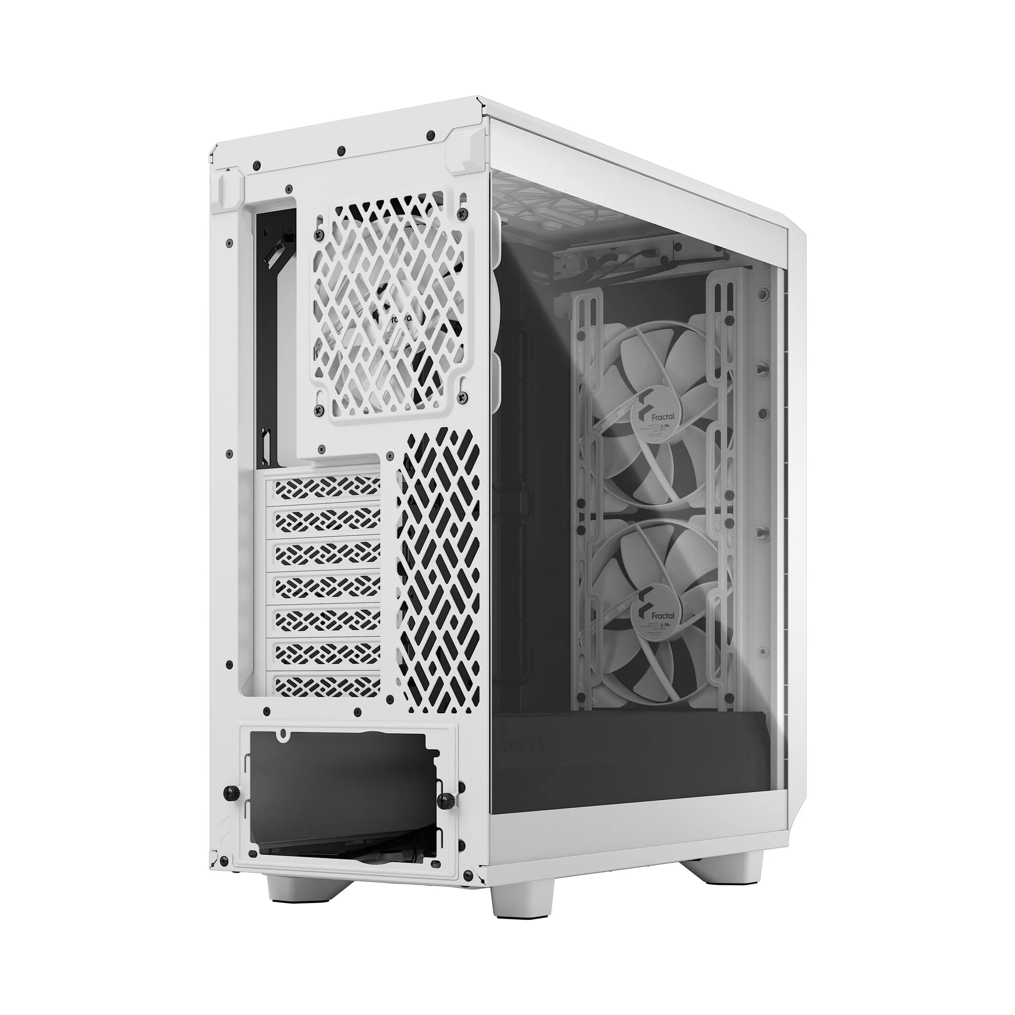 Fractal Design Meshify 2 Compact Lite - ATX Mid Tower Case in White - Image 7