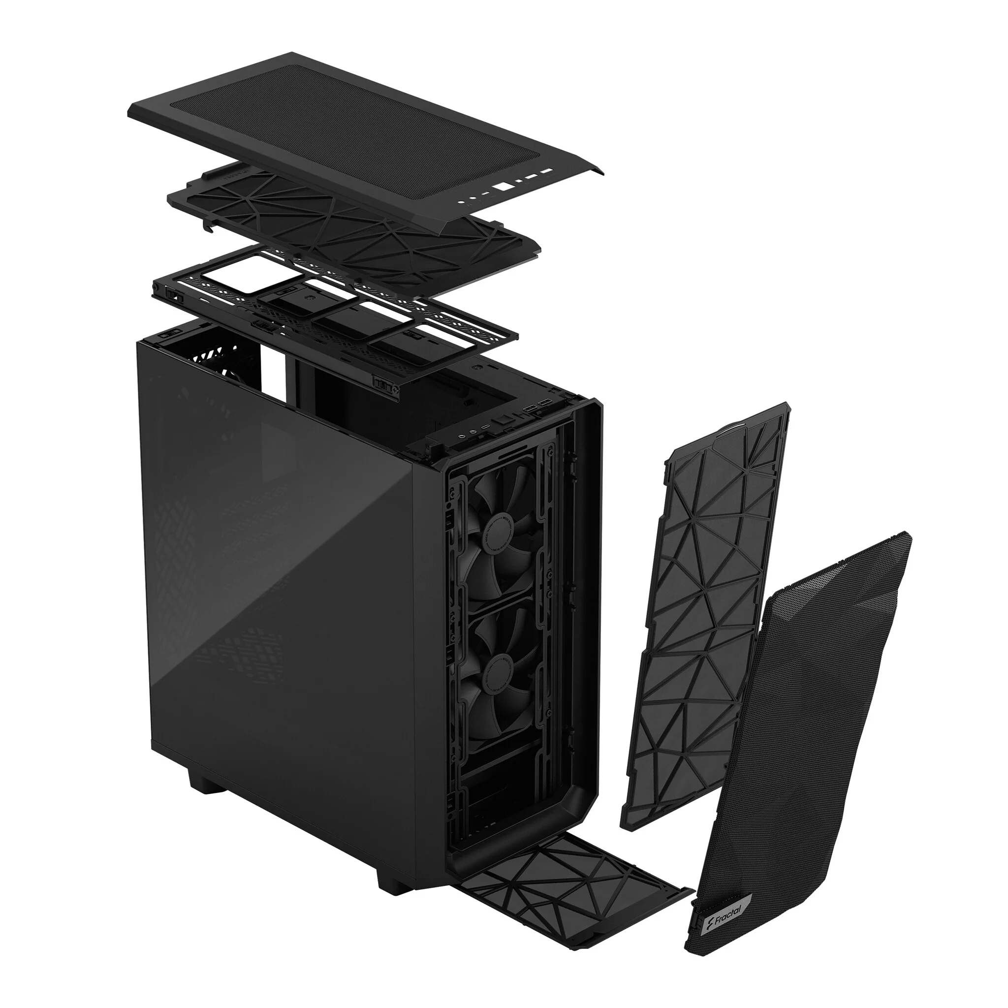 Fractal Design Meshify 2 Compact - TG Dark Tint ATX Mid Tower Case in Black - Image 16