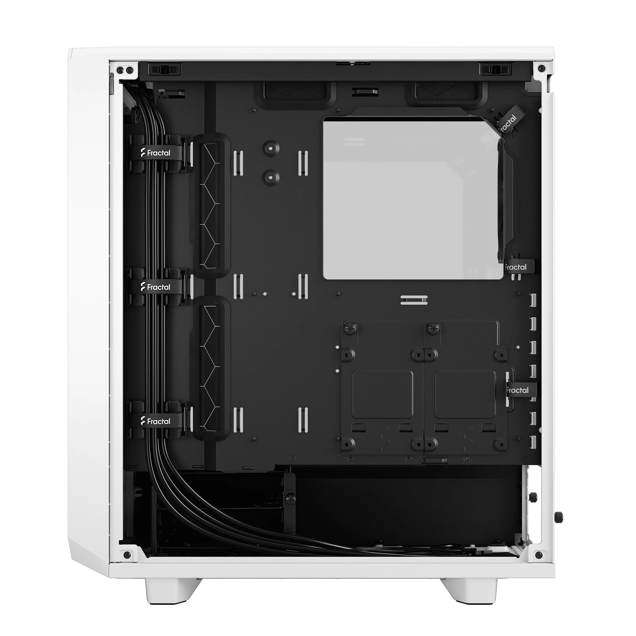 Fractal Design Meshify 2 Compact - ATX Mid Tower Case in White / TG Clear Tint - Image 10
