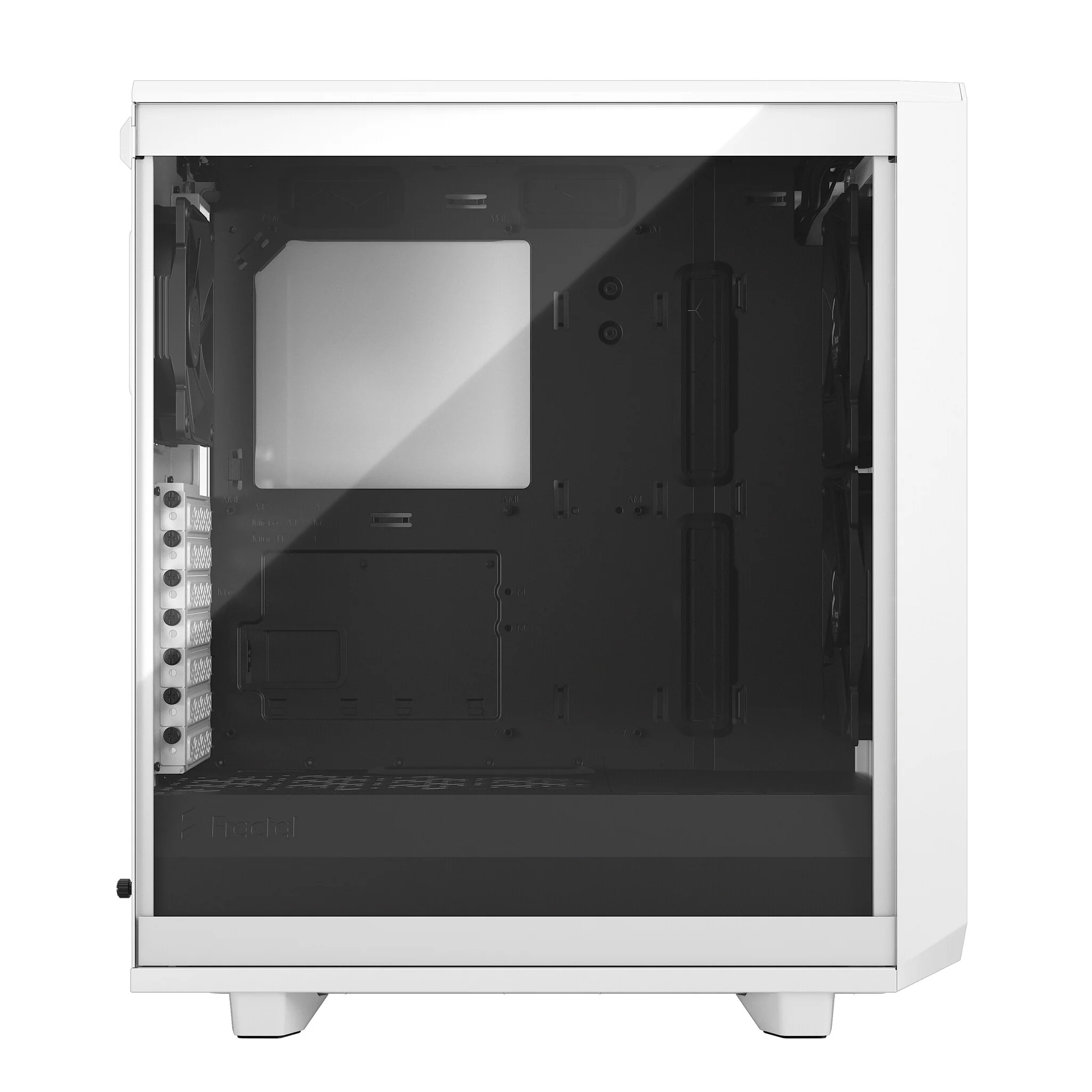 Fractal Design Meshify 2 Compact - ATX Mid Tower Case in White / TG Clear Tint - Image 8