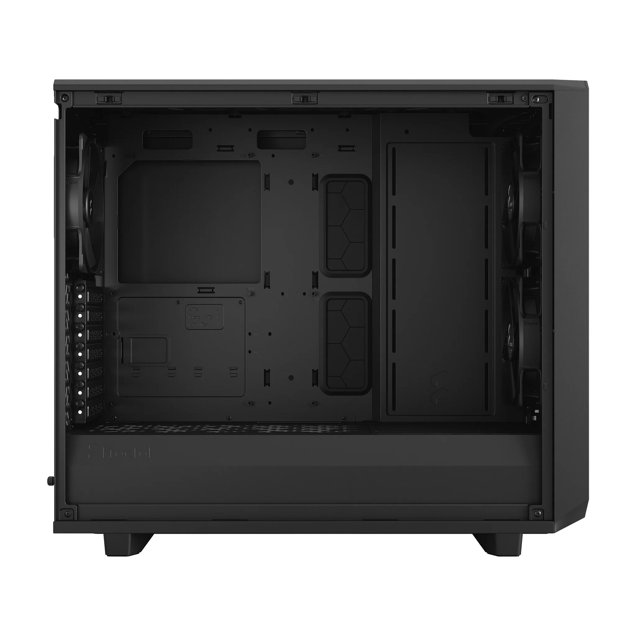 Fractal Design Meshify 2 Lite - ATX Mid Tower Case in Black - Image 4