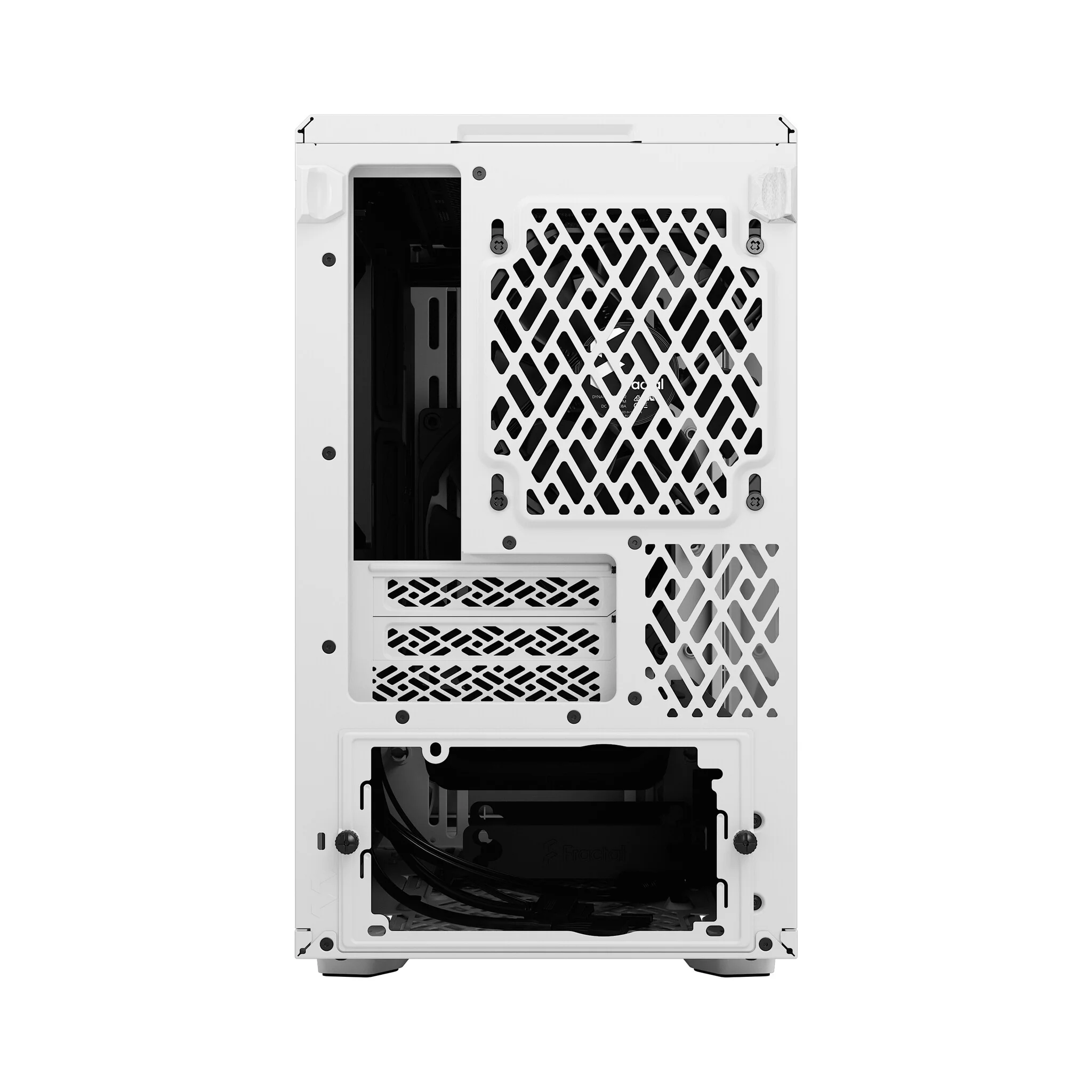 Fractal Design Meshify 2 Nano - Mini ITX Tower Case in White - Image 8