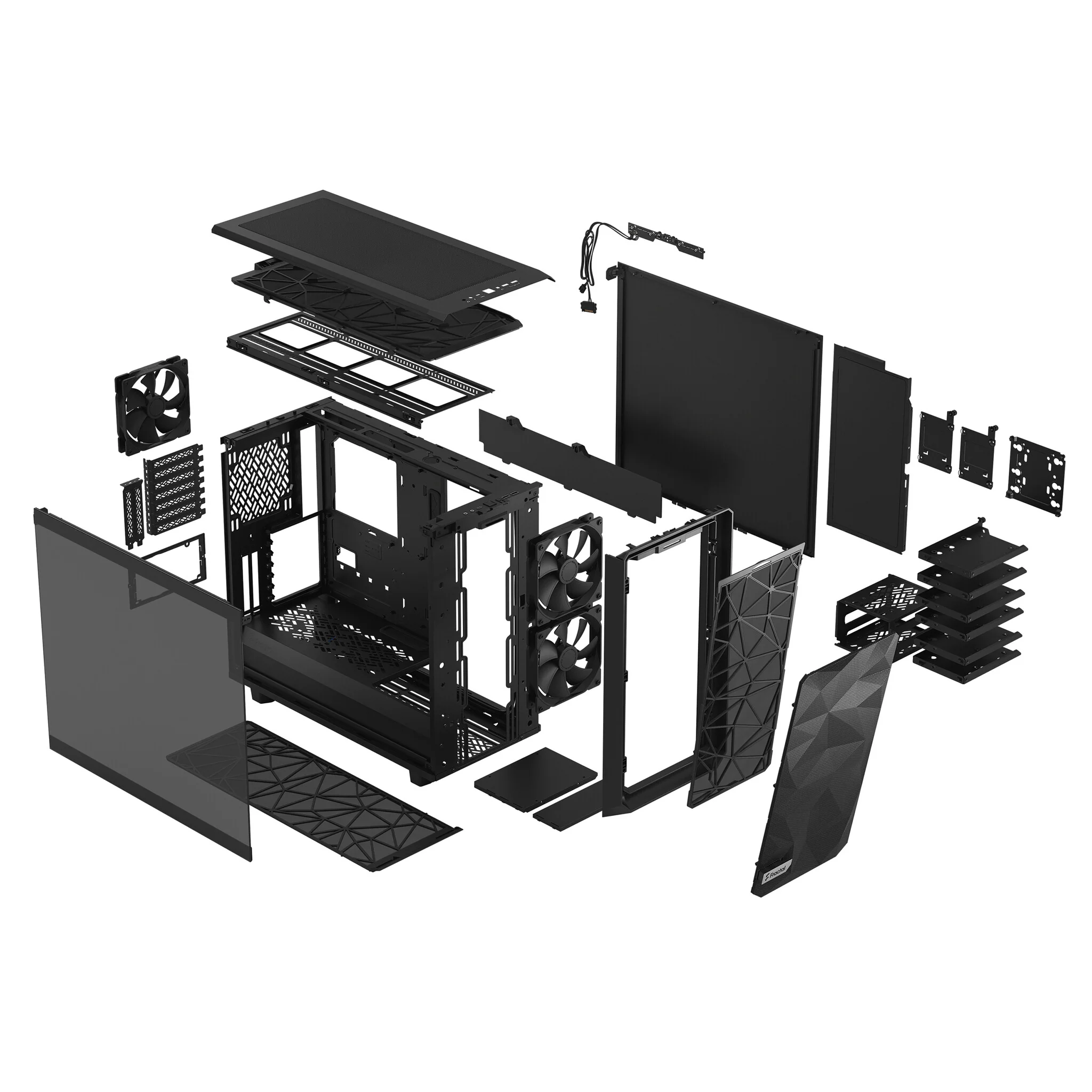 Fractal Design Meshify 2 - ATX Mid Tower Case in Black - Image 19
