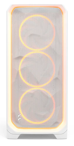 Fractal Design Meshify 3 Ambience Pro RGB - ATX Mid Tower Case in White + Clear Tint - Image 2