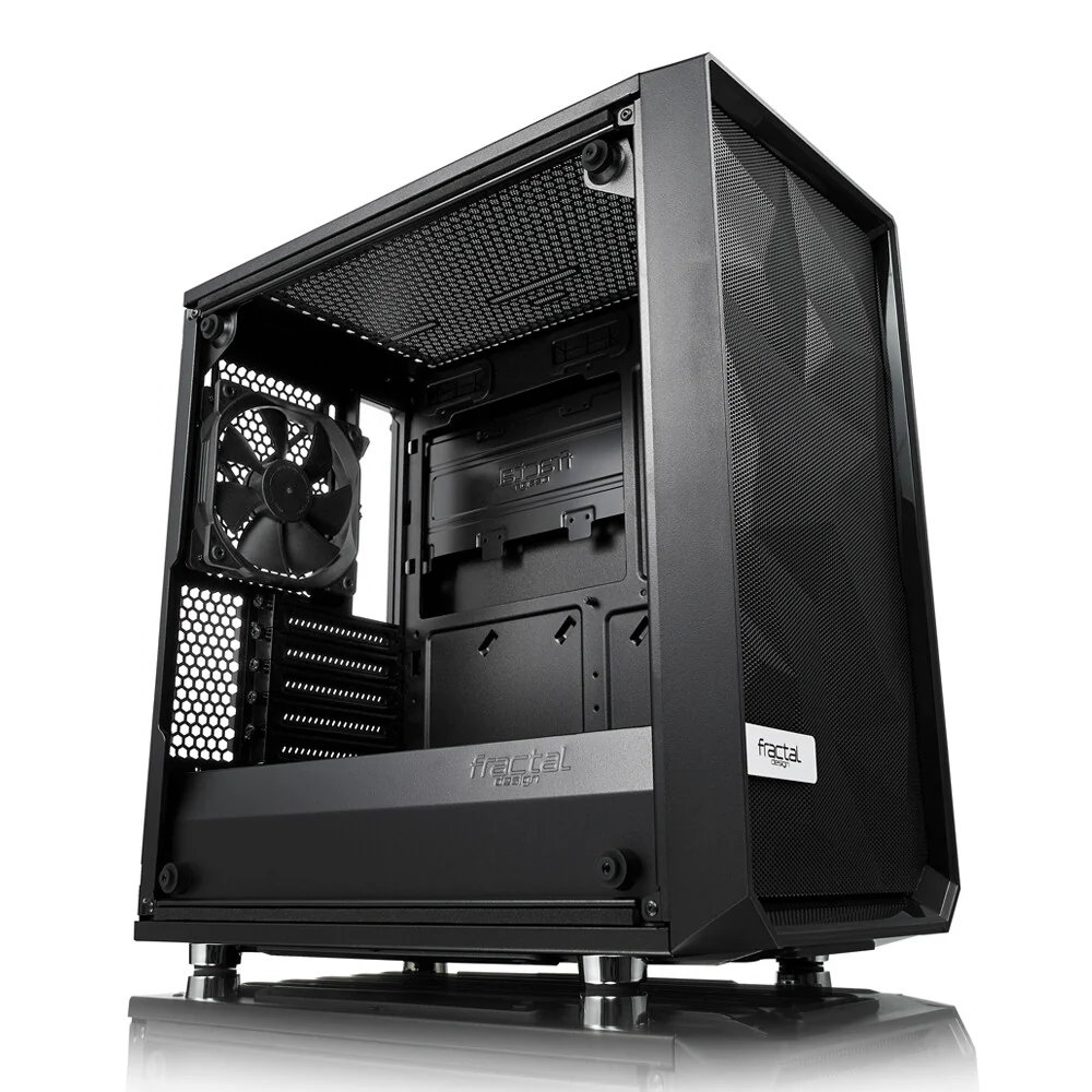 Fractal Design Meshify C Mini - MicroATX Mini Tower Case in Black - Image 2