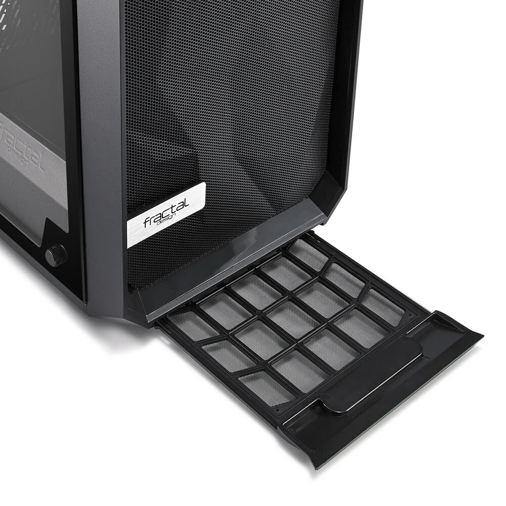 Fractal Design Meshify C - ATX Mid Tower Case in Black / Transparent - Image 13