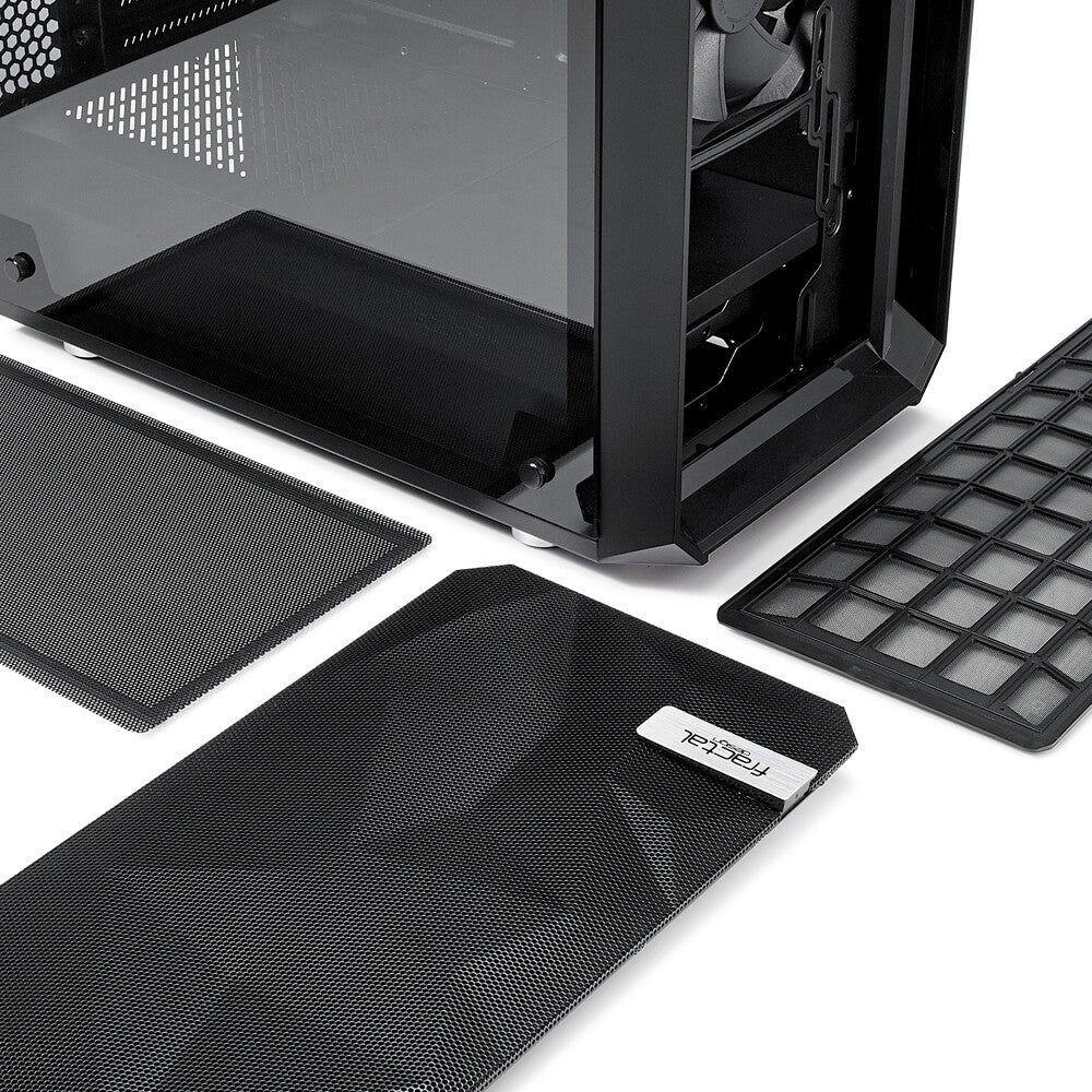 Fractal Design Meshify C - ATX Mid Tower Case in Black / Transparent - Image 21