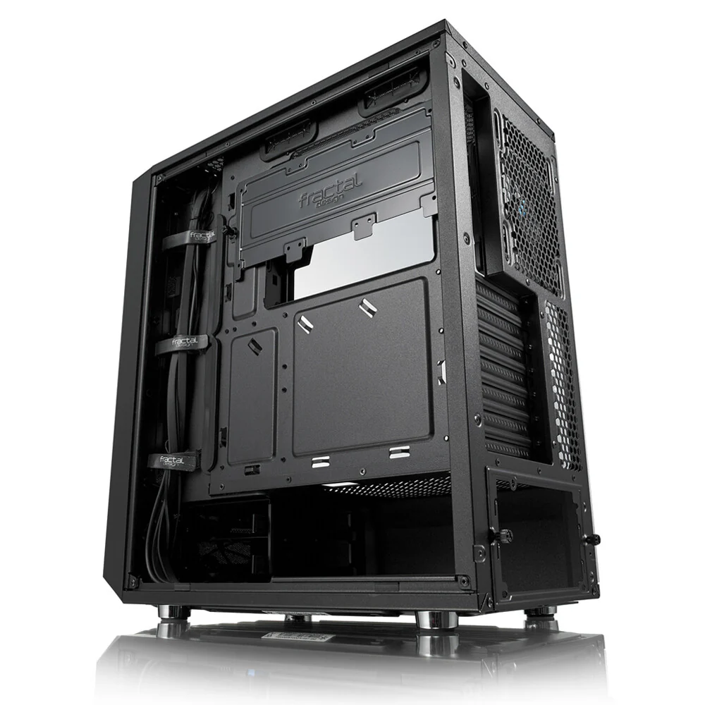 Fractal Design Meshify C - ATX Mid Tower Case in Black / Transparent - Image 3