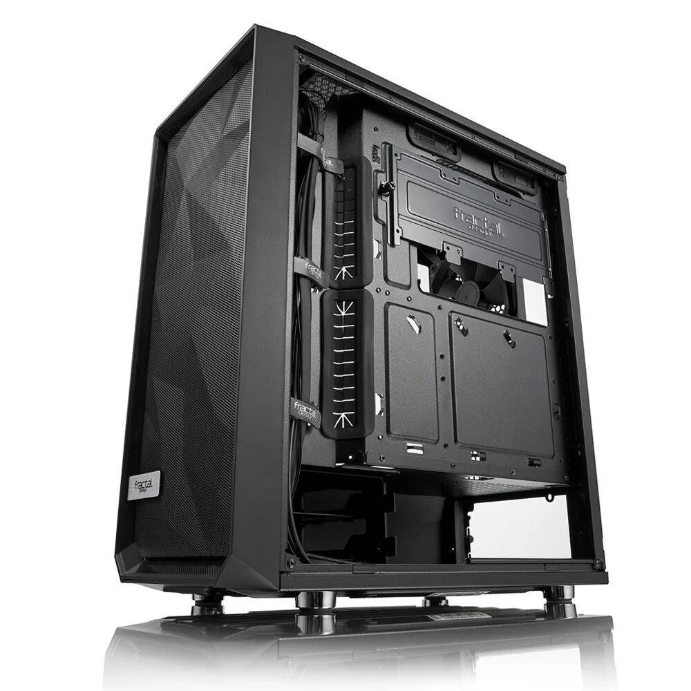 Fractal Design Meshify C - ATX Mid Tower Case in Black / Transparent - Image 5