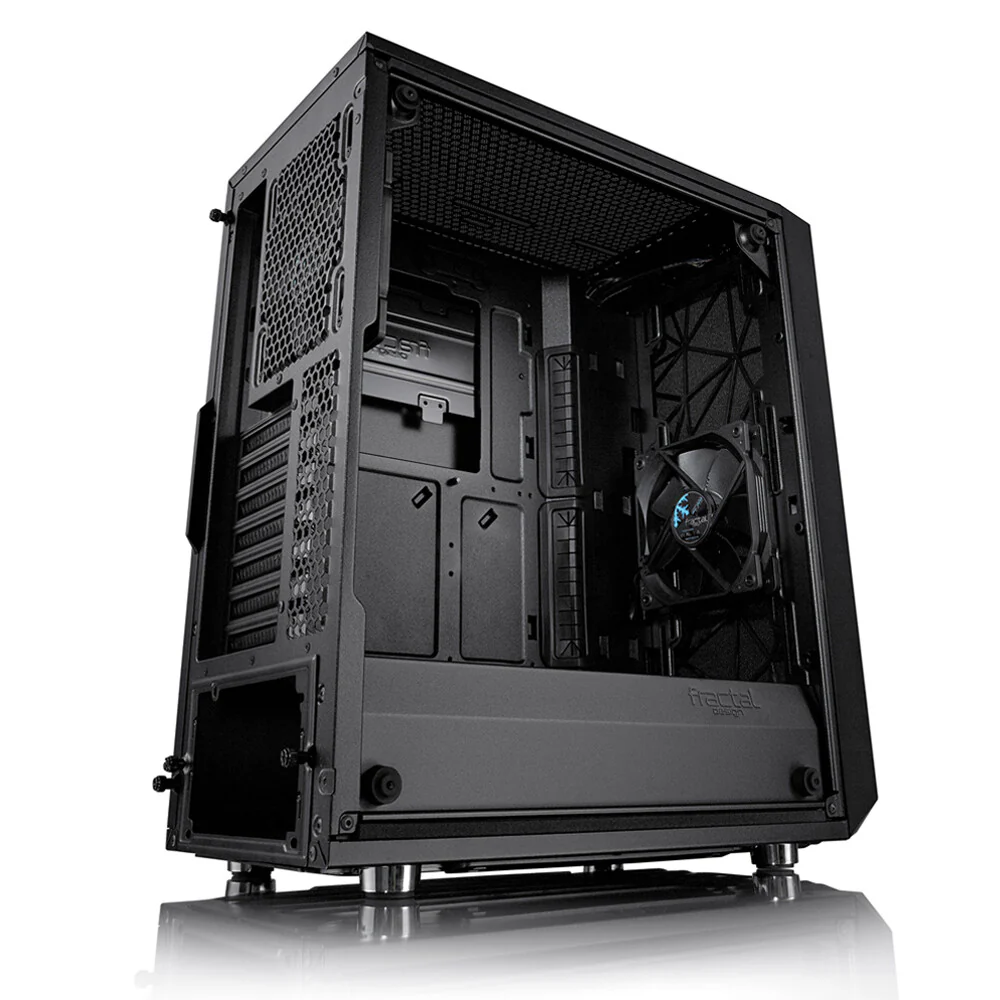 Fractal Design Meshify C - ATX Mid Tower Case in Black / Transparent - Image 6