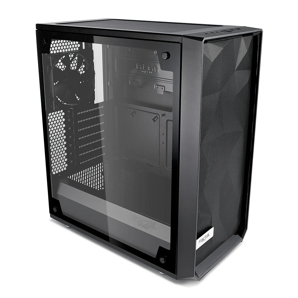 Fractal Design Meshify C - ATX Mid Tower Case in Black / Transparent - Image 7