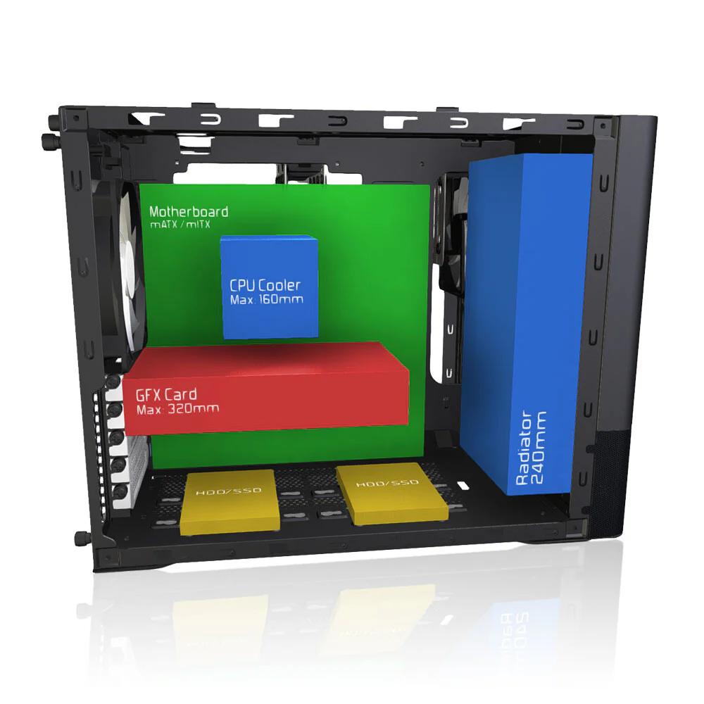 Fractal Design NODE 804 - MicroATX Mid Tower Case in Black - Image 22