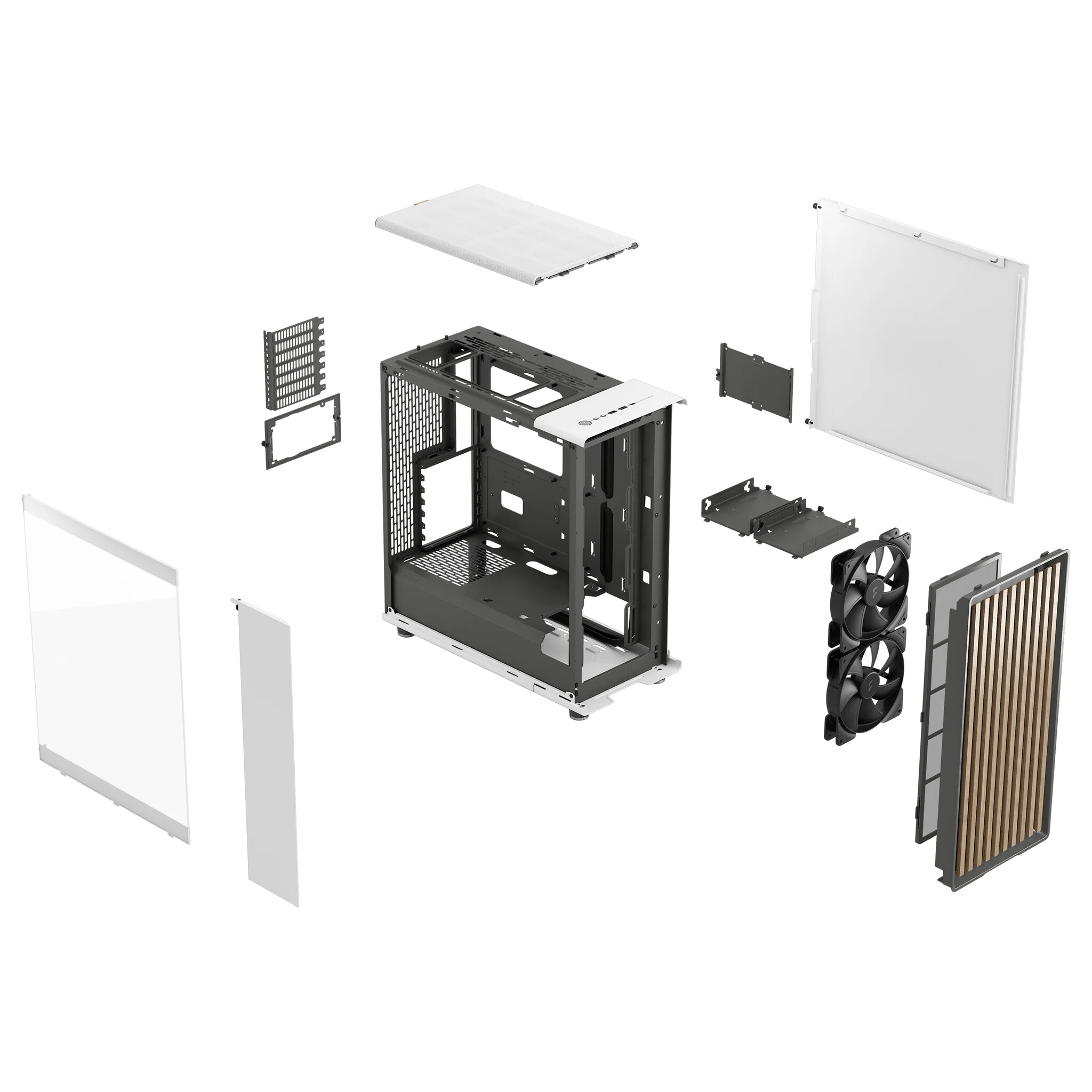 Fractal Design North - ATX Mid Tower Case in White - Image 7