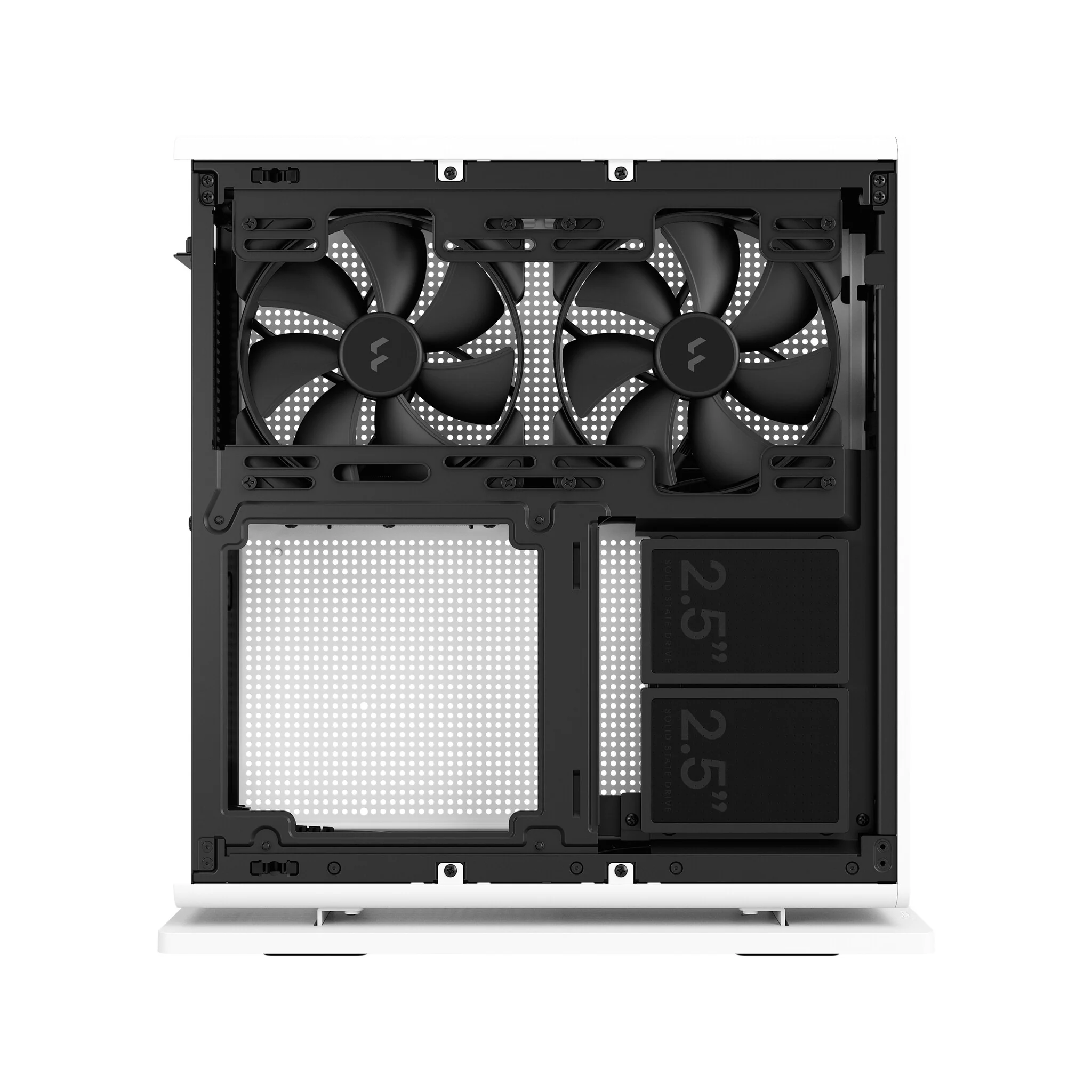 Fractal Design Ridge - Mini ITX Tower Case in White - Image 8