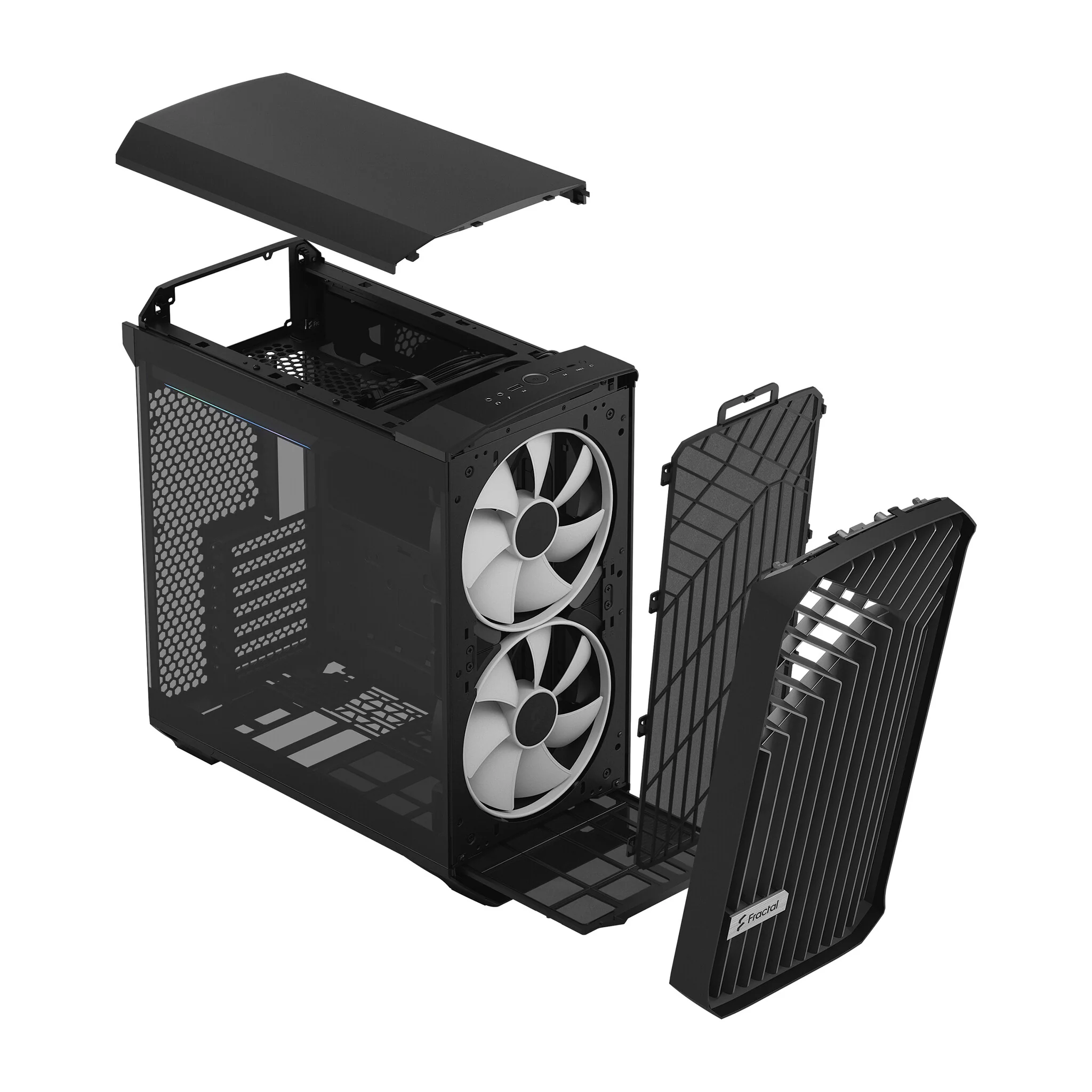 Fractal Design Torrent Compact - RGB ATX Mid Tower Case in Black - Image 16