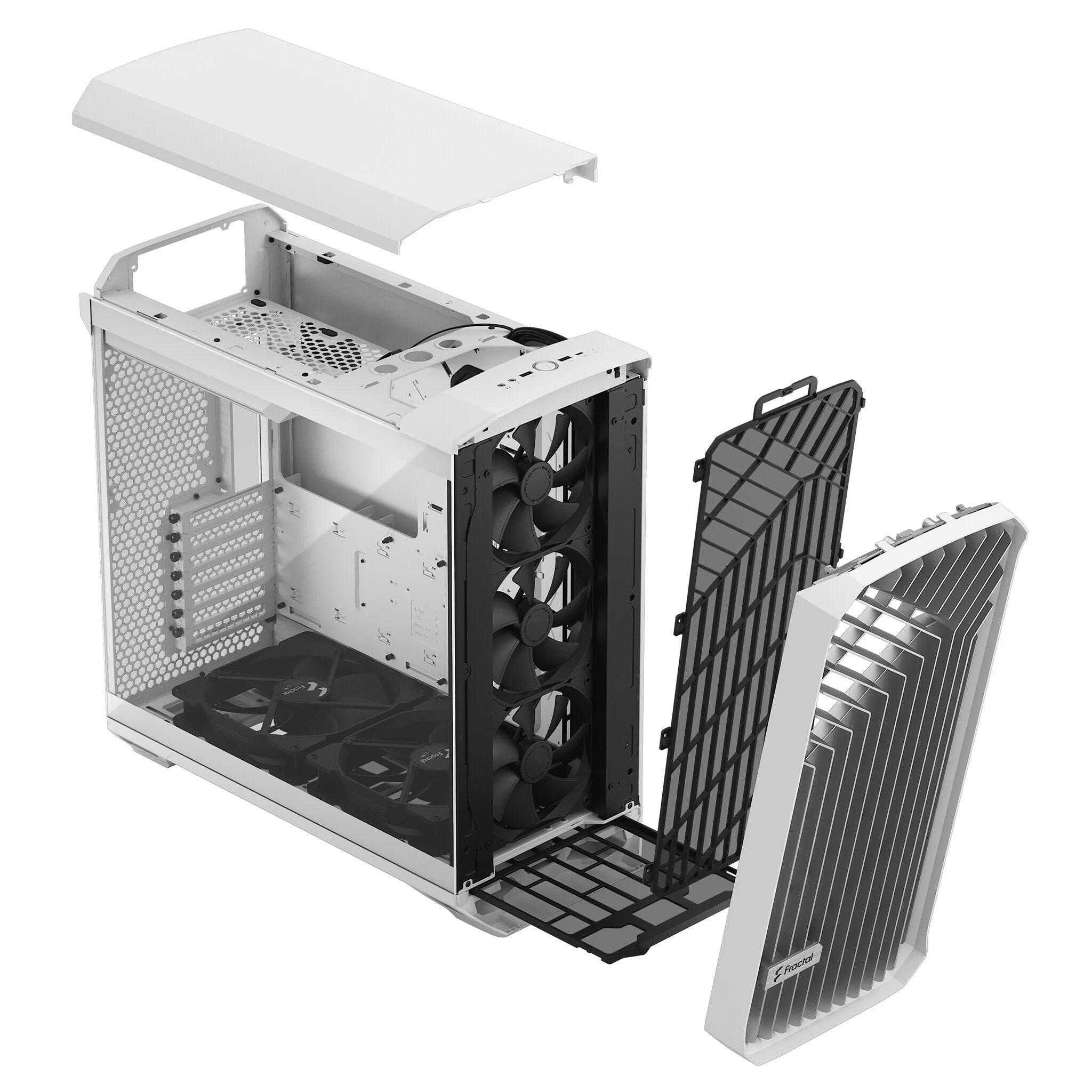 Fractal Design Torrent - ATX Mid Tower Case in White - Image 18