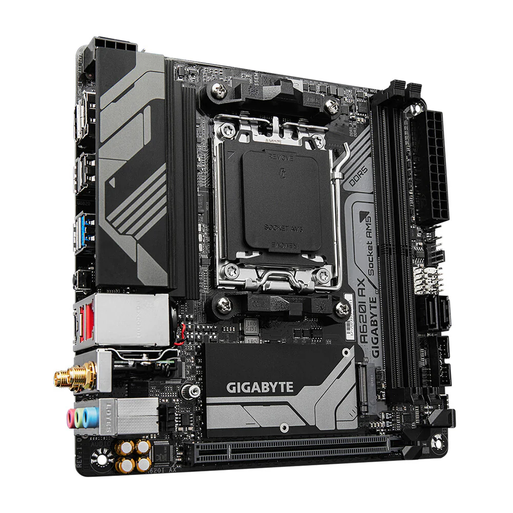 Gigabyte A620I AX Mini-ITX motherboard - AMD A620 Socket AM5 - Image 3