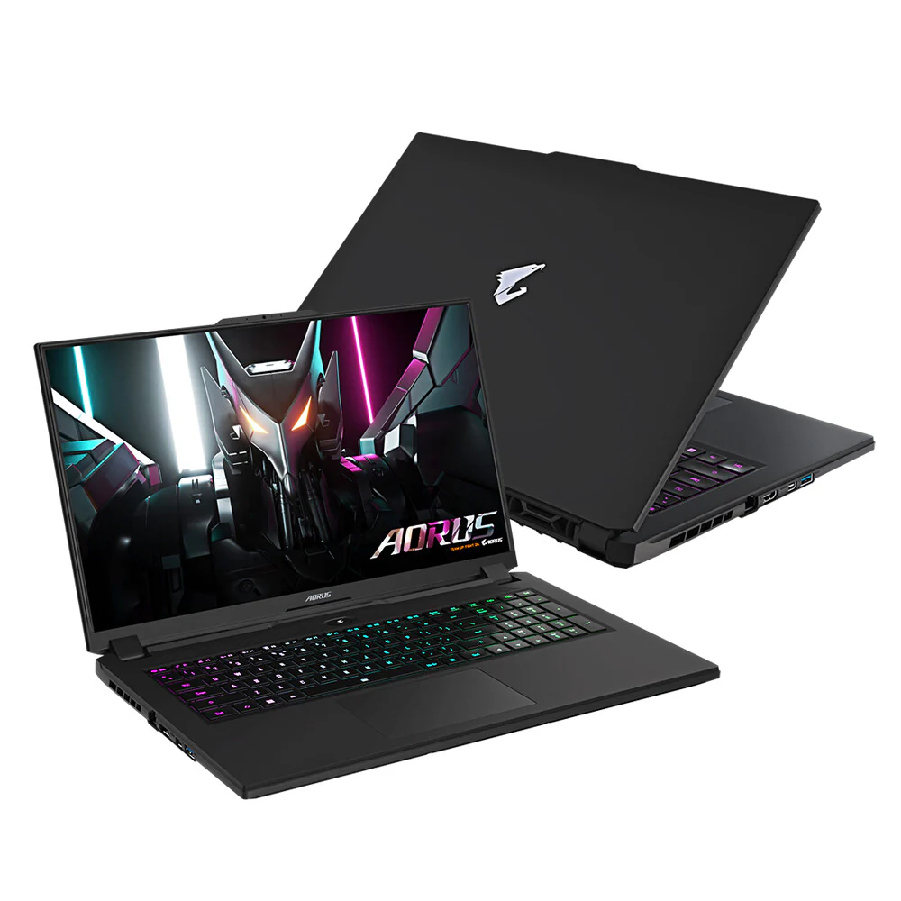 GIGABYTE AORUS 7 9KF Laptop - 43.9 cm (17.3") - Intel® Core™ i5-12500H - 16 GB DDR4-SDRAM - 512 GB SSD - NVIDIA GeForce RTX 4060 - Wi-Fi 6E - Windows 11 Home - Black - Image 5