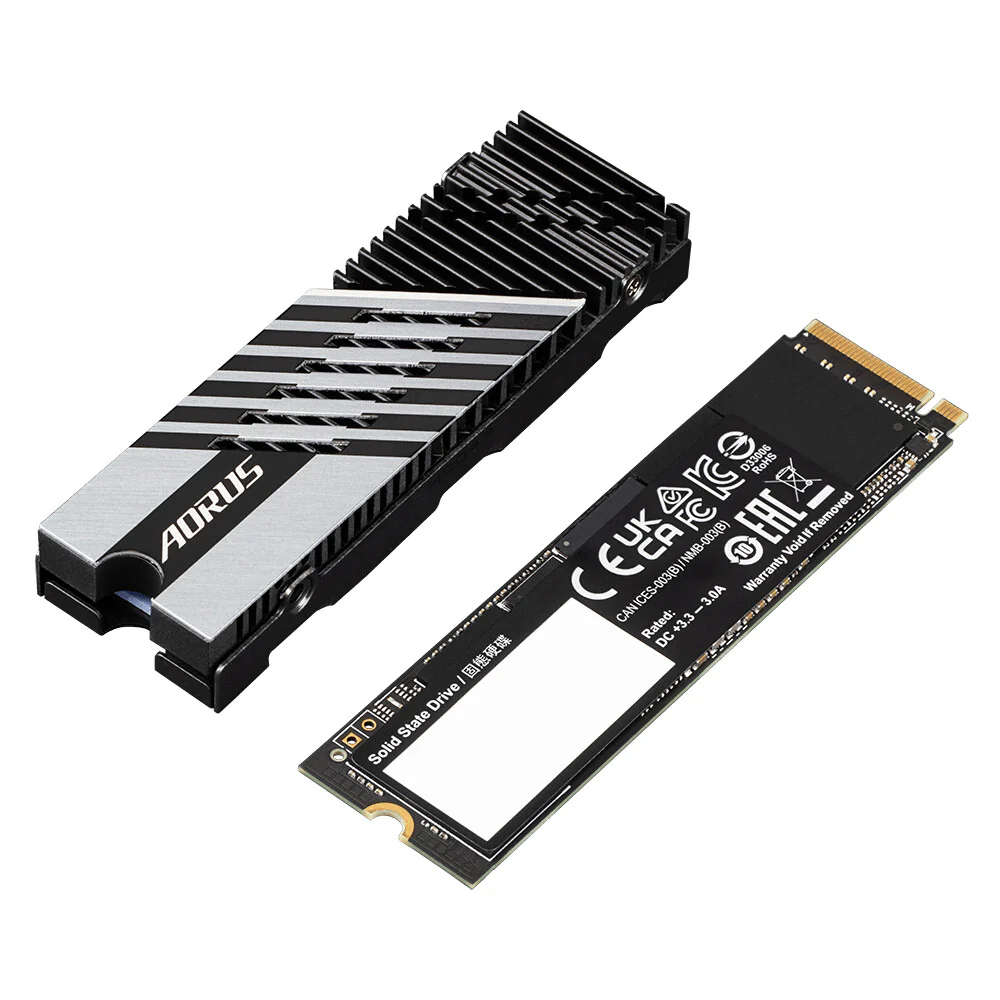 Gigabyte AORUS Gen4 7300 - PCI Express 4.0 3D TLC NAND NVMe M.2 SSD - 1 TB - Image 2