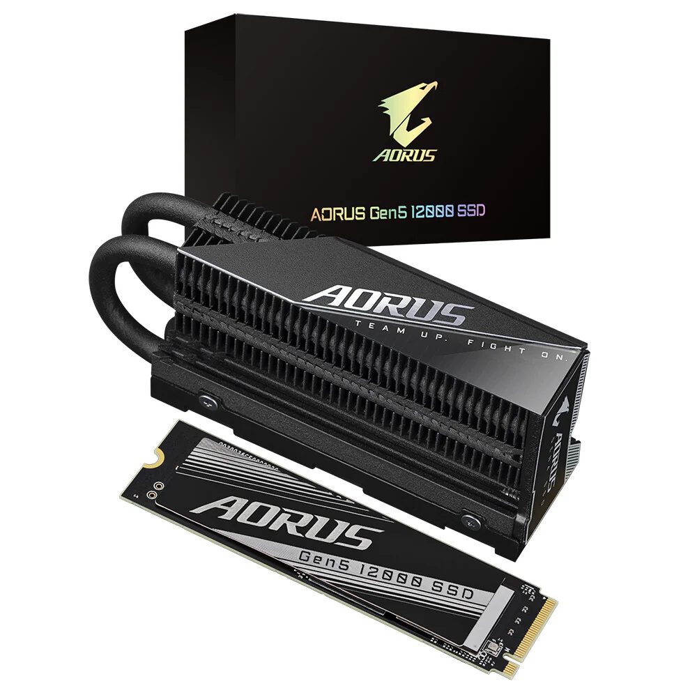 Gigabyte AORUS Gen5 12000 - PCI Express 5.0 3D TLC NAND NVMe M.2 SSD - 1 TB - Image 5