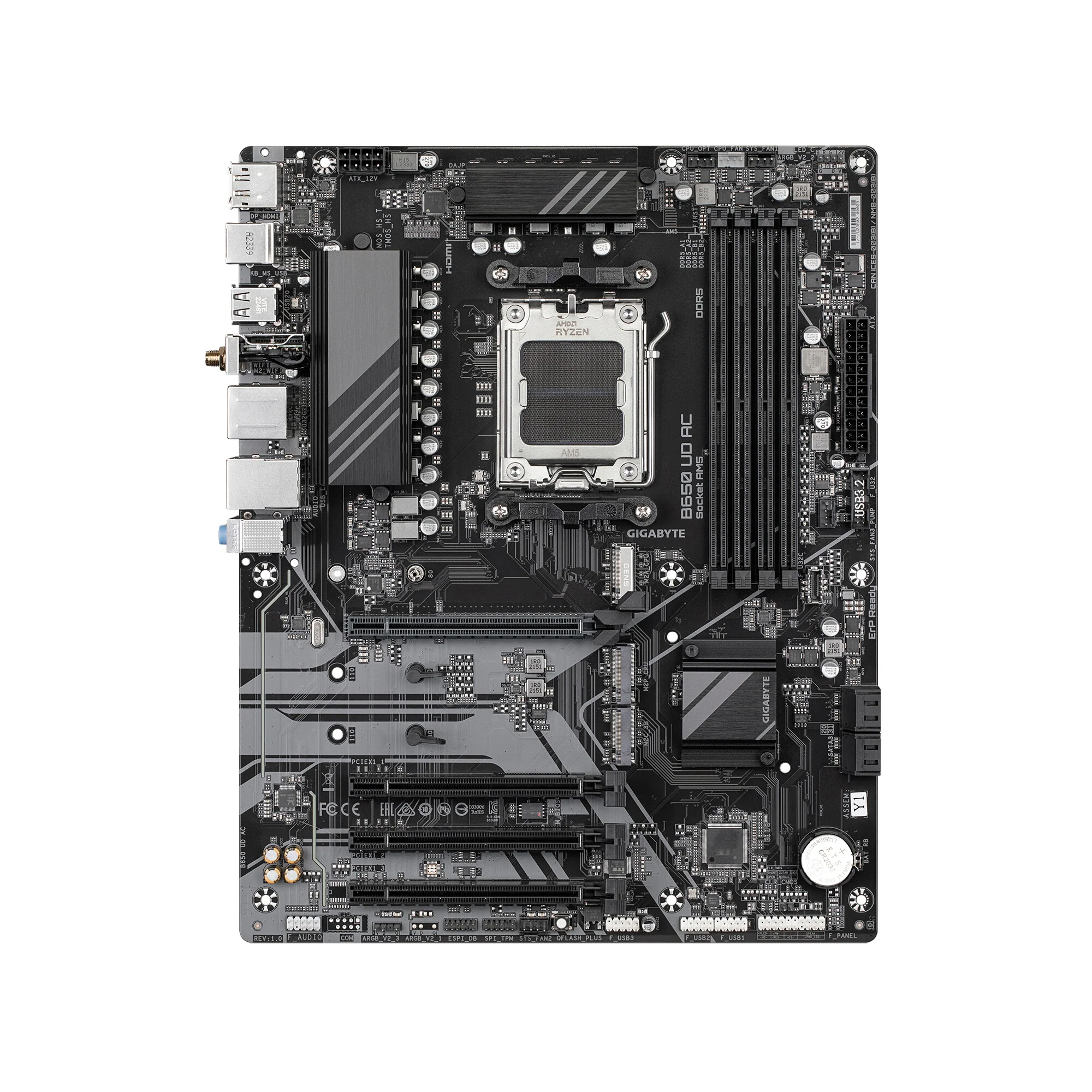 GIGABYTE B650 UD AC ATX motherboard - AMD B650 Socket AM5 - Image 2