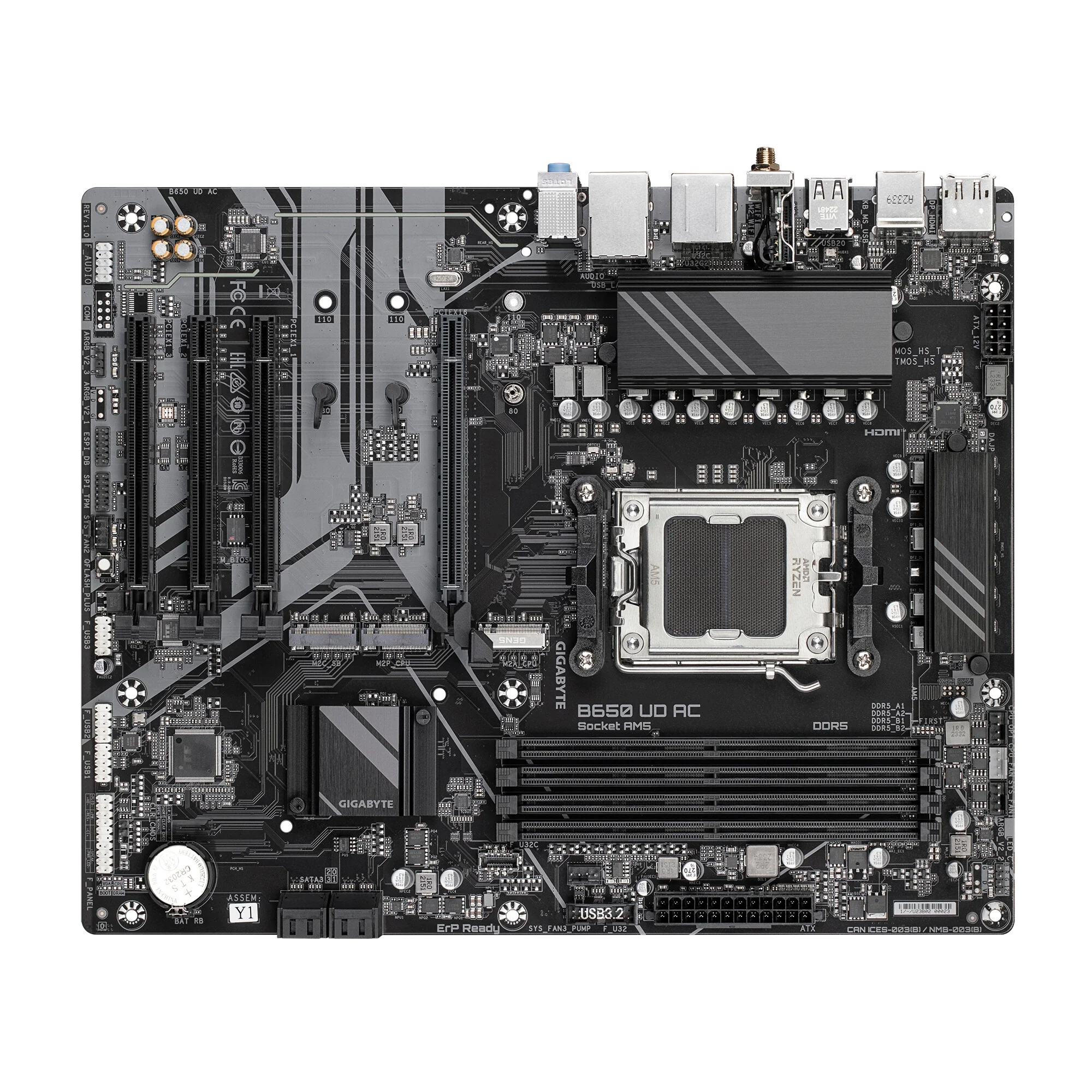 GIGABYTE B650 UD AC ATX motherboard - AMD B650 Socket AM5 - Image 4
