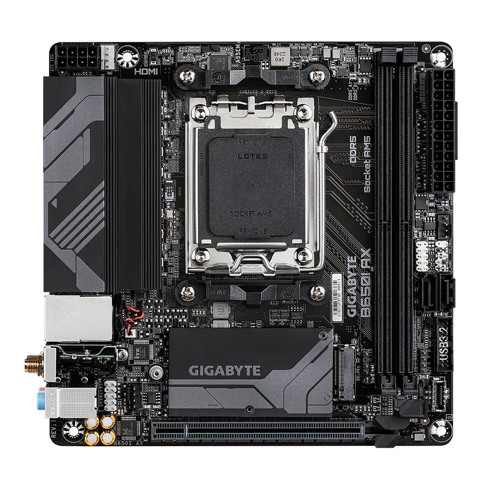 GIGABYTE B650I AX Mini-ITX motherboard - AMD B650 Socket AM5 - Image 2