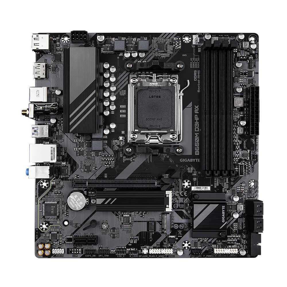 Gigabyte B650M D3HP AX Micro ATX motherboard - AMD B650 Socket AM5 - Image 2