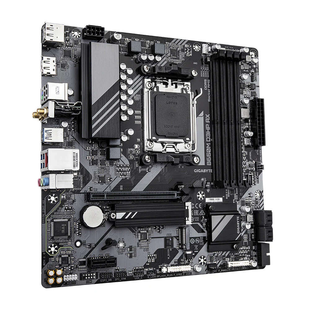 Gigabyte B650M D3HP AX Micro ATX motherboard - AMD B650 Socket AM5 - Image 3