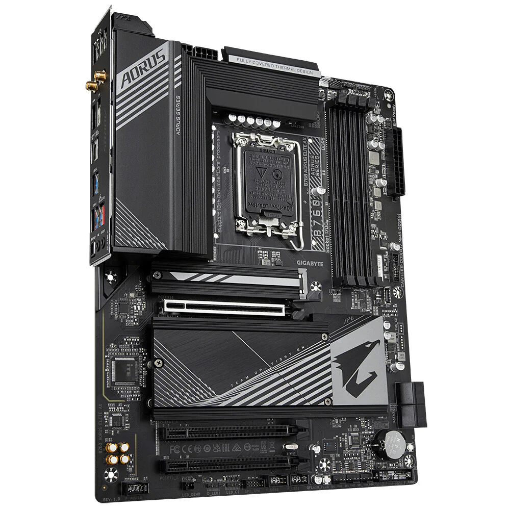Gigabyte B760 AORUS ELITE AX (rev. 1.0) ATX motherboard - Intel B760 LGA 1700 - Image 3