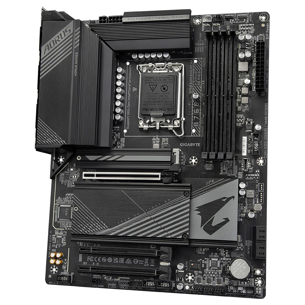 Gigabyte B760 AORUS ELITE AX (rev. 1.0) ATX motherboard - Intel B760 LGA 1700 - Image 4