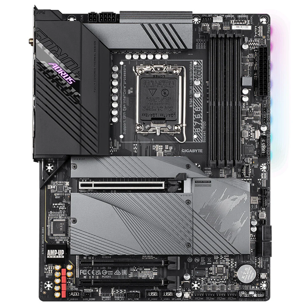 Gigabyte B760 AORUS MASTER DDR4 ATX motherboard - Intel B760 Express LGA 1700 - Image 2