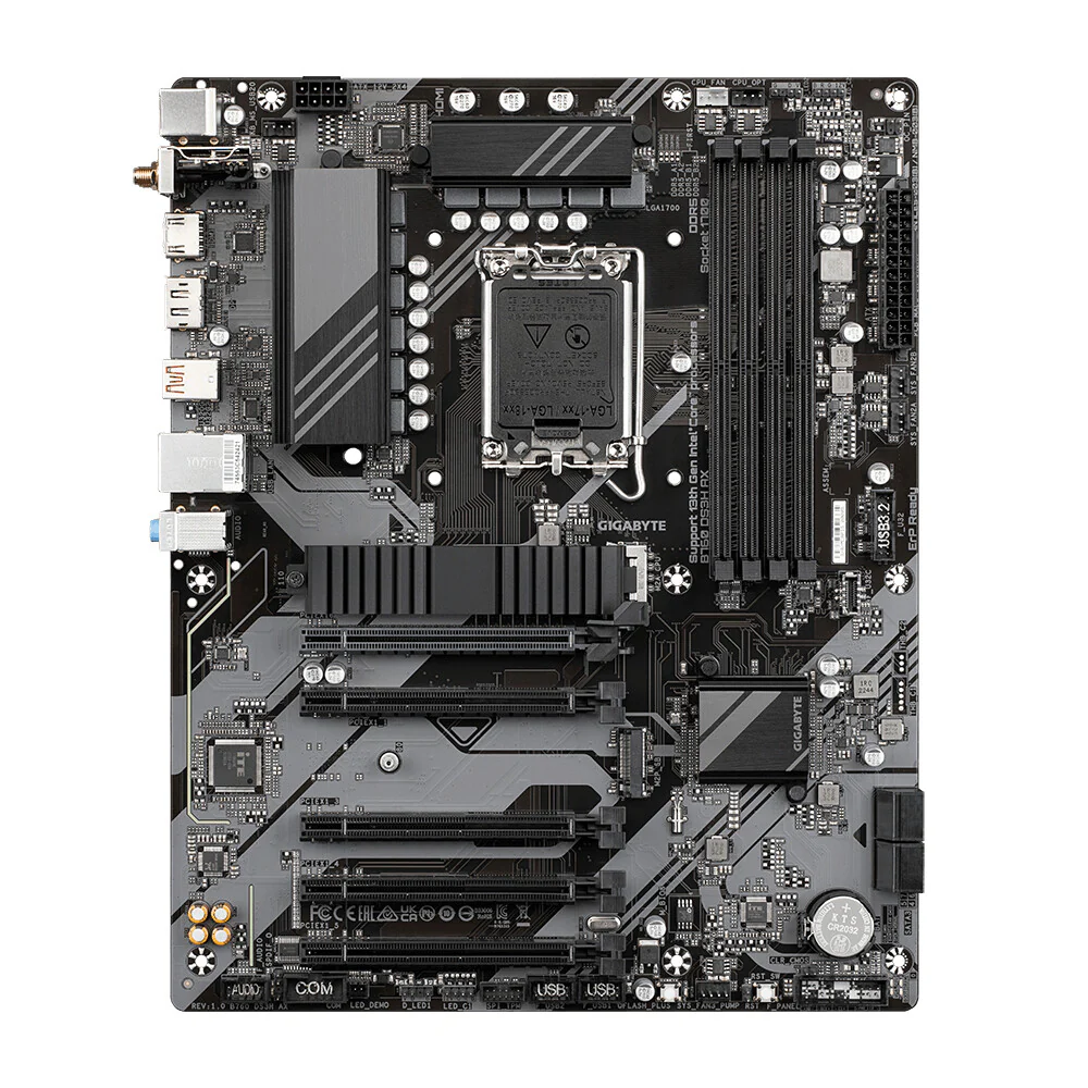 Gigabyte B760 DS3H AX ATX motherboard - Intel B760 Express LGA 1700 - Image 2