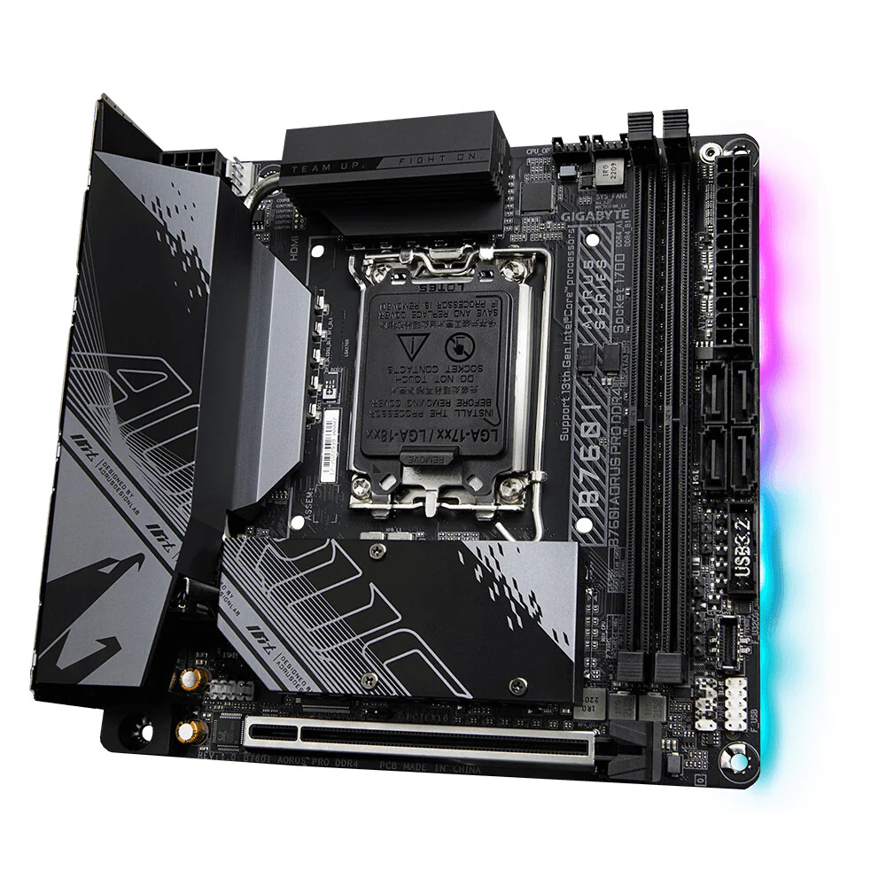 Gigabyte B760I AORUS PRO DDR4 mini ITX motherboard - Intel B760 Express LGA 1700 - Image 4