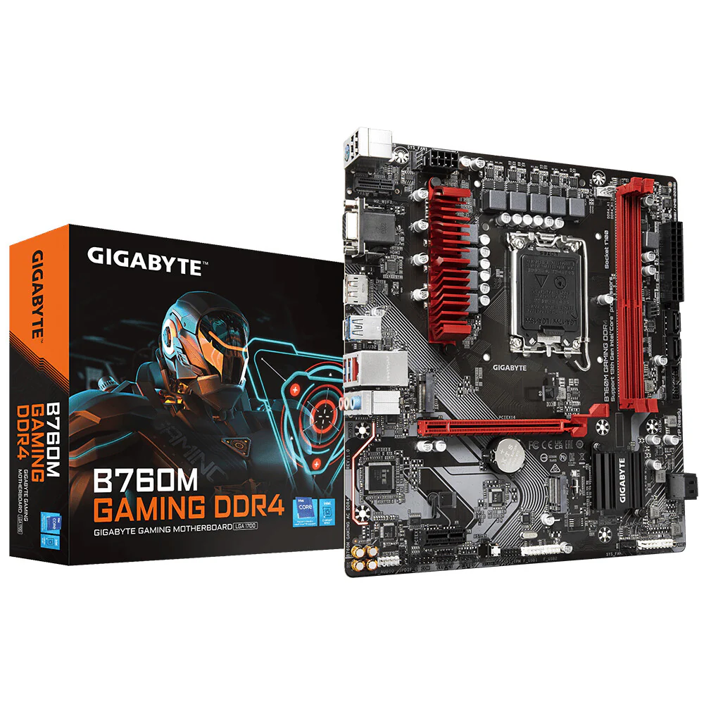 Gigabyte B760M GAMING DDR4 micro ATX motherboard - Intel B760 Express LGA 1700
