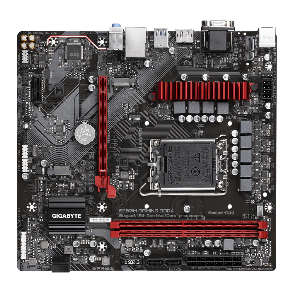 Gigabyte B760M GAMING DDR4 micro ATX motherboard - Intel B760 Express LGA 1700 - Image 5
